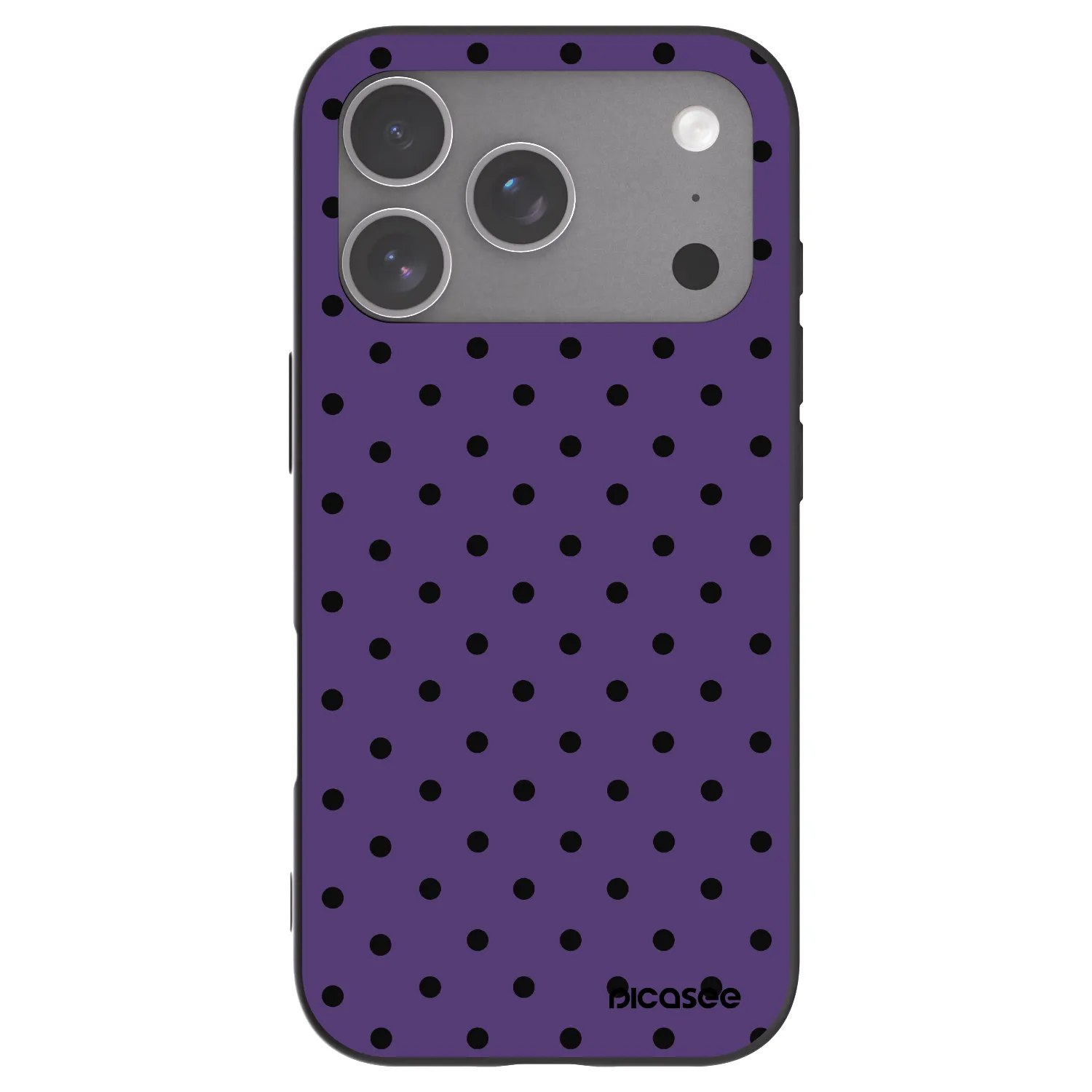 Picasee silikonowe czarne etui na Apple iPhone 18 Pro - Flickers 2