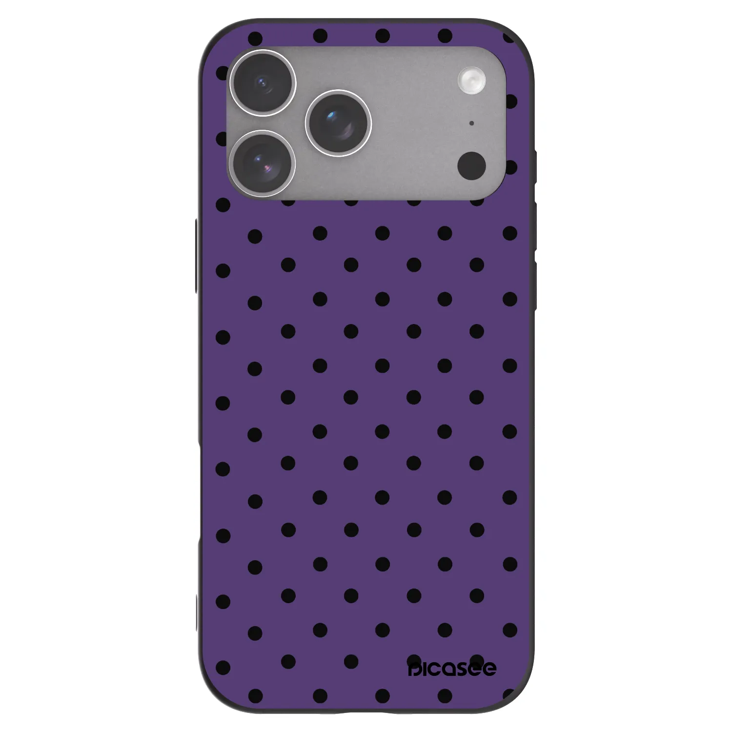 Picasee silikonowe czarne etui na Apple iPhone 18 Pro Max - Flickers 2
