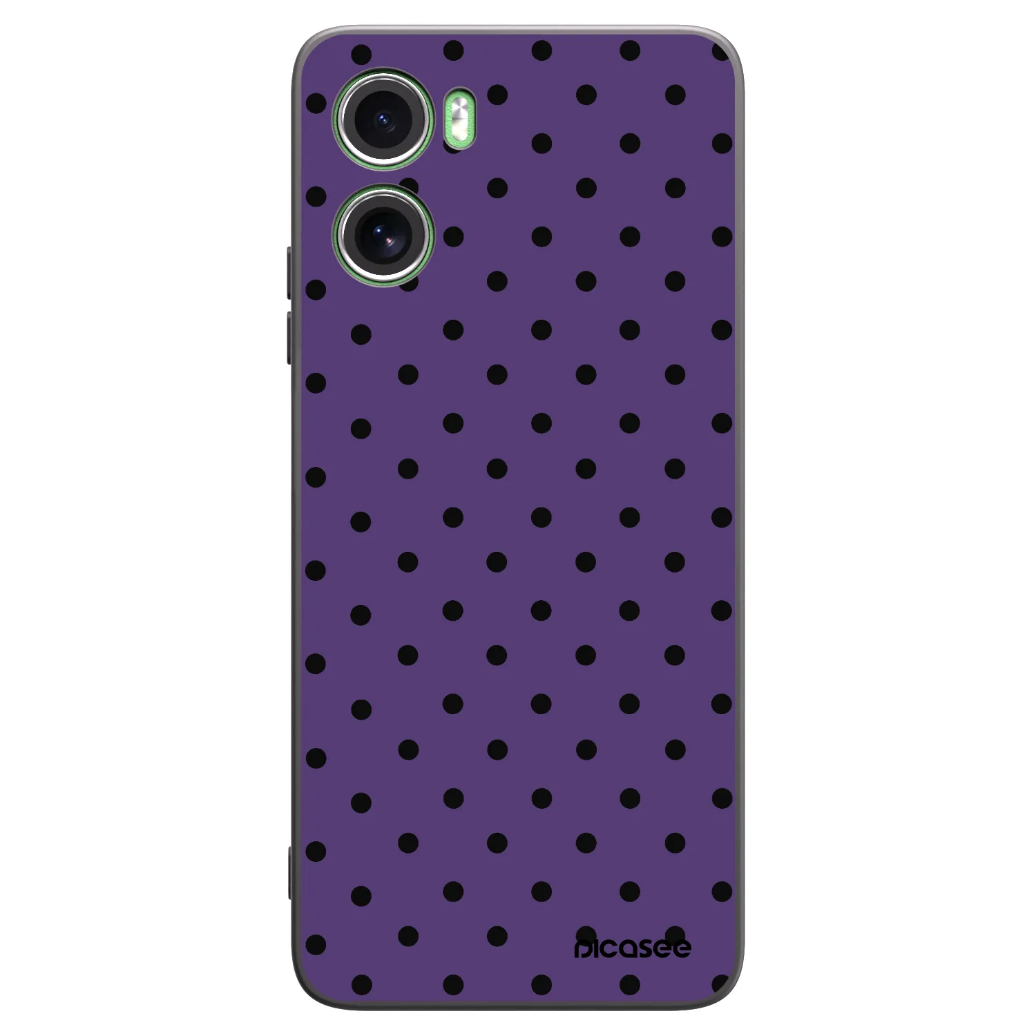 Picasee silikonowe czarne etui na Motorola Moto G06 - Flickers 2