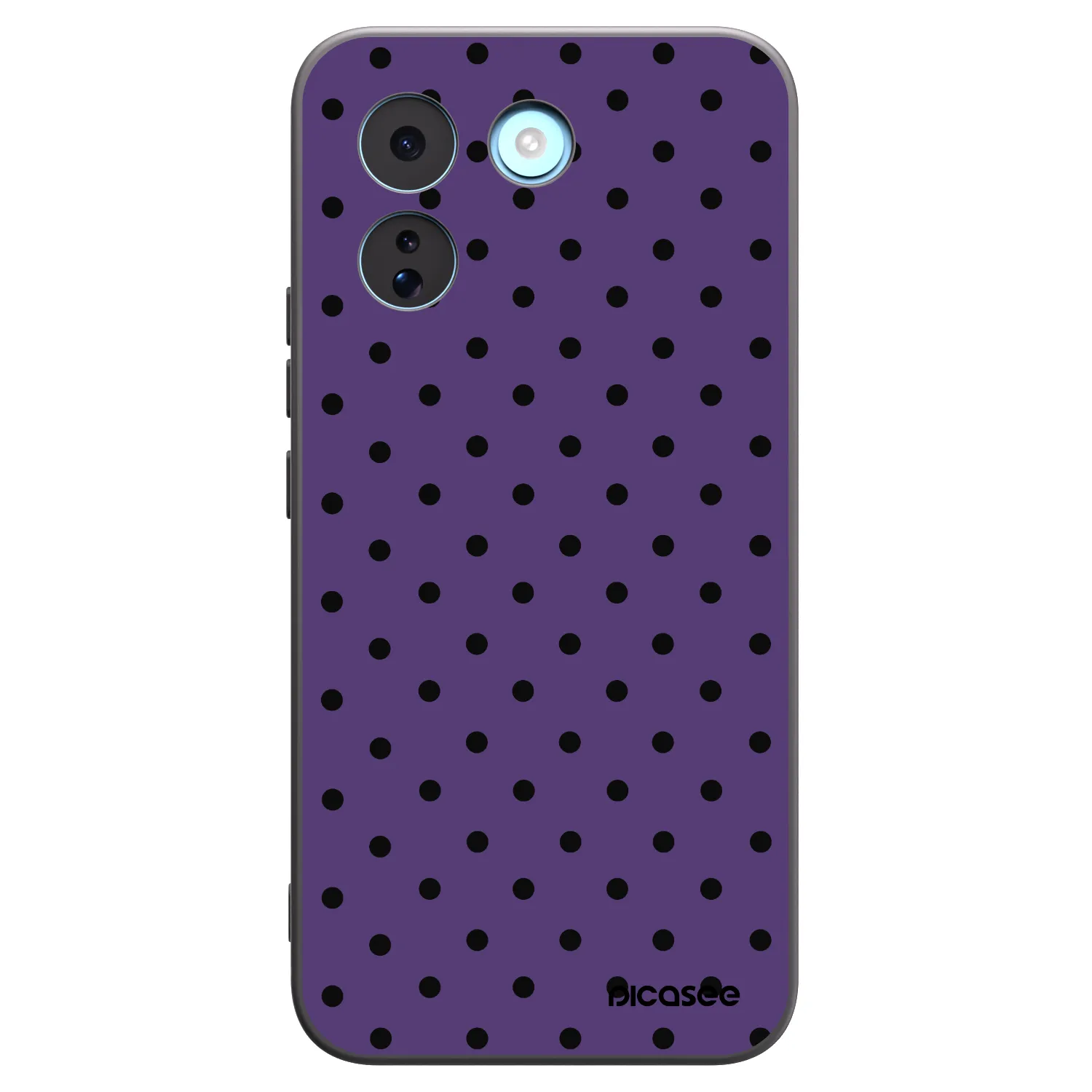 Picasee silikonowe czarne etui na Xiaomi Redmi Note 17 Pro MAX 5G - Flickers 2