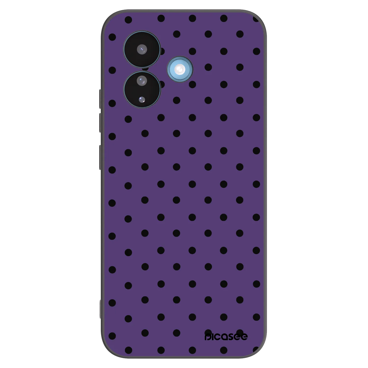 Picasee silikonowe czarne etui na Xiaomi Redmi Note 17 Pro 5G - Flickers 2