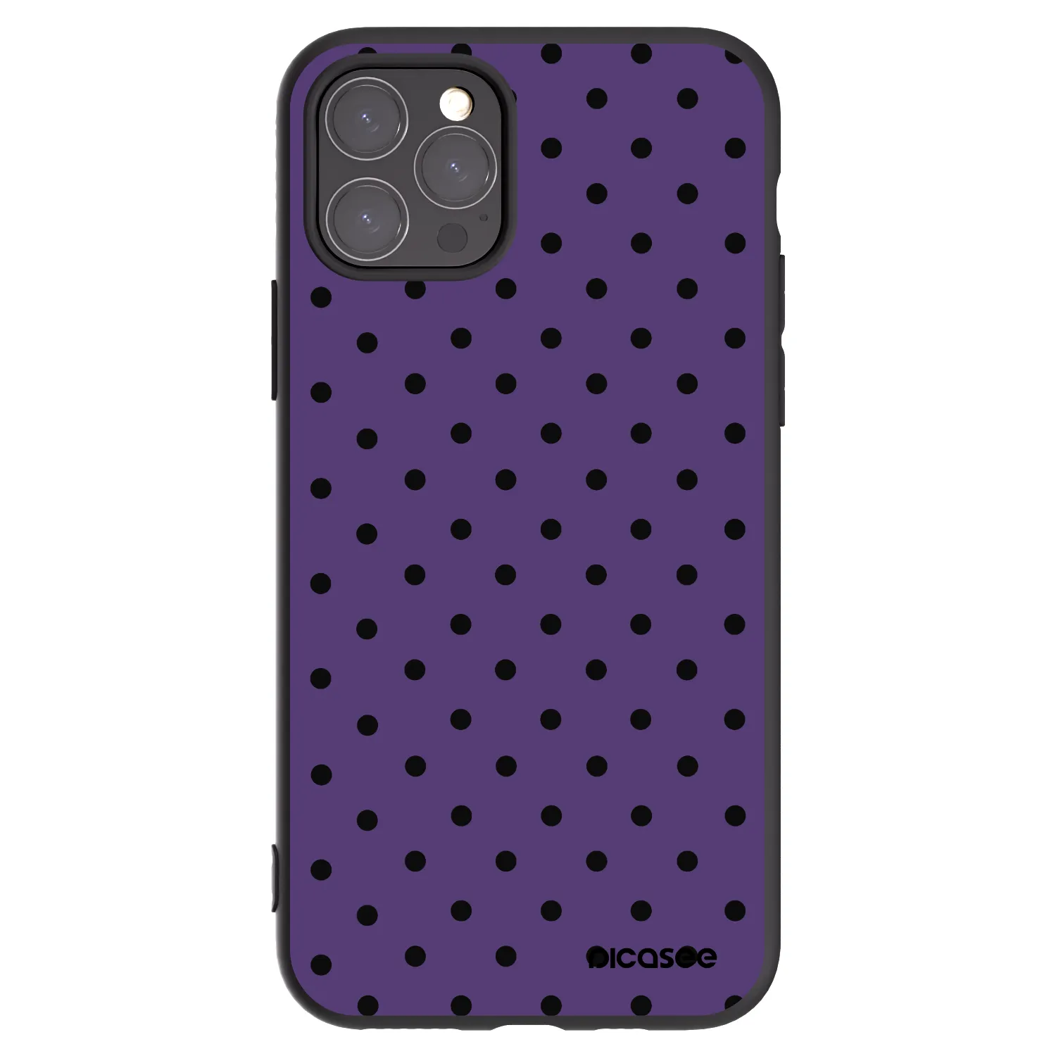 Picasee silikonowe czarne etui na Apple iPhone 11 Pro - Flickers 2