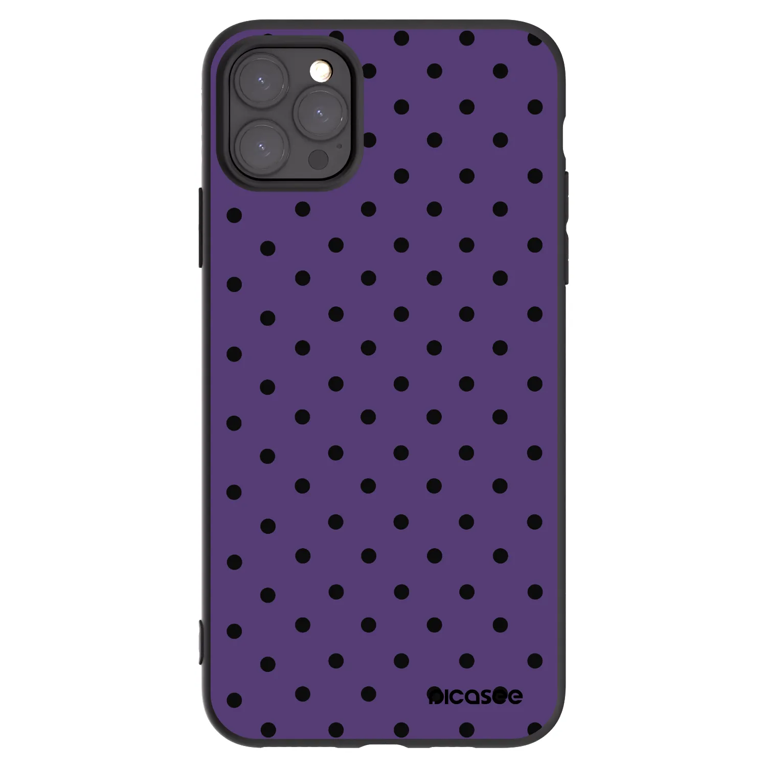 Picasee silikonowe czarne etui na Apple iPhone 11 Pro Max - Flickers 2