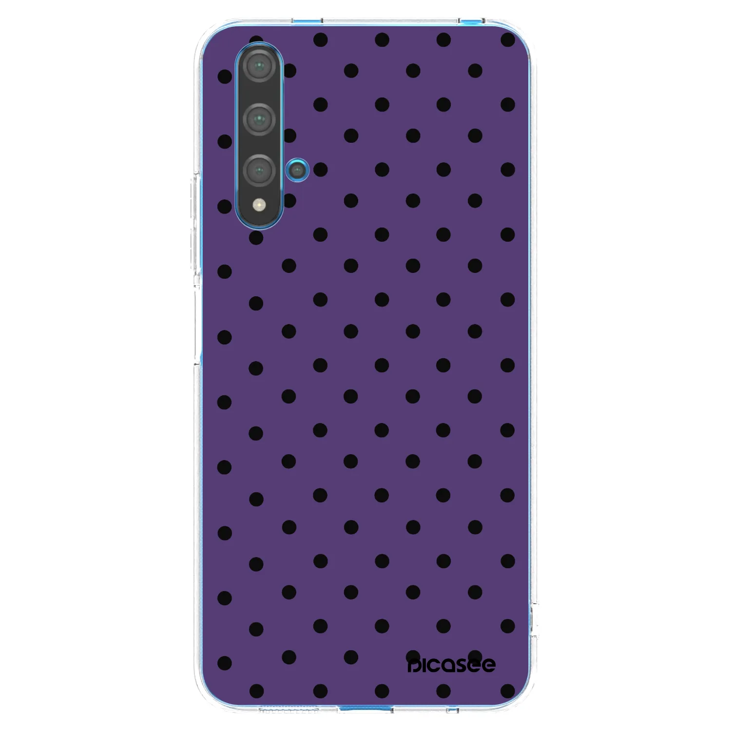 Picasee silikonowe przeźroczyste etui na Huawei Nova 5T - Flickers 2