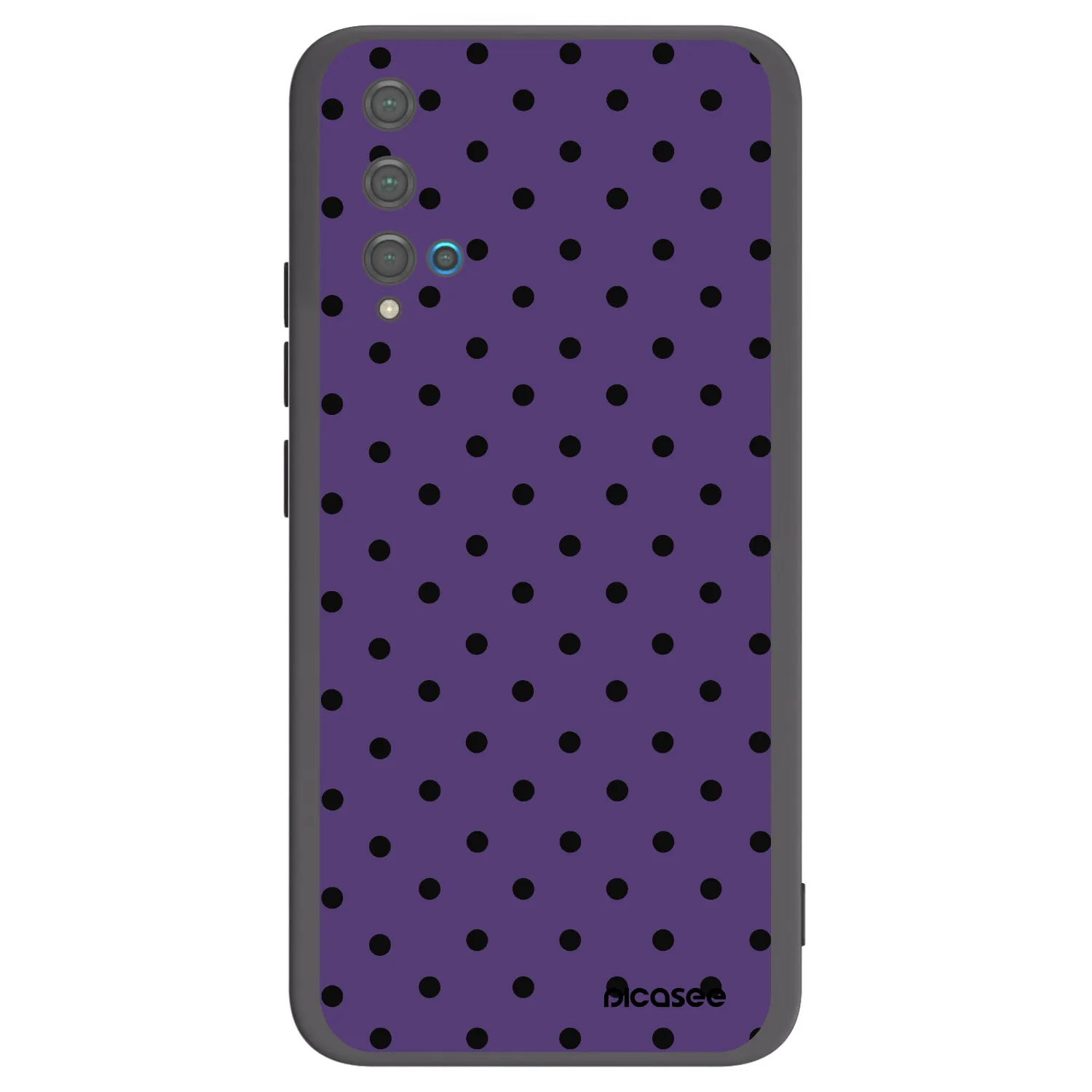 Picasee silikonowe czarne etui na Huawei Nova 5T - Flickers 2