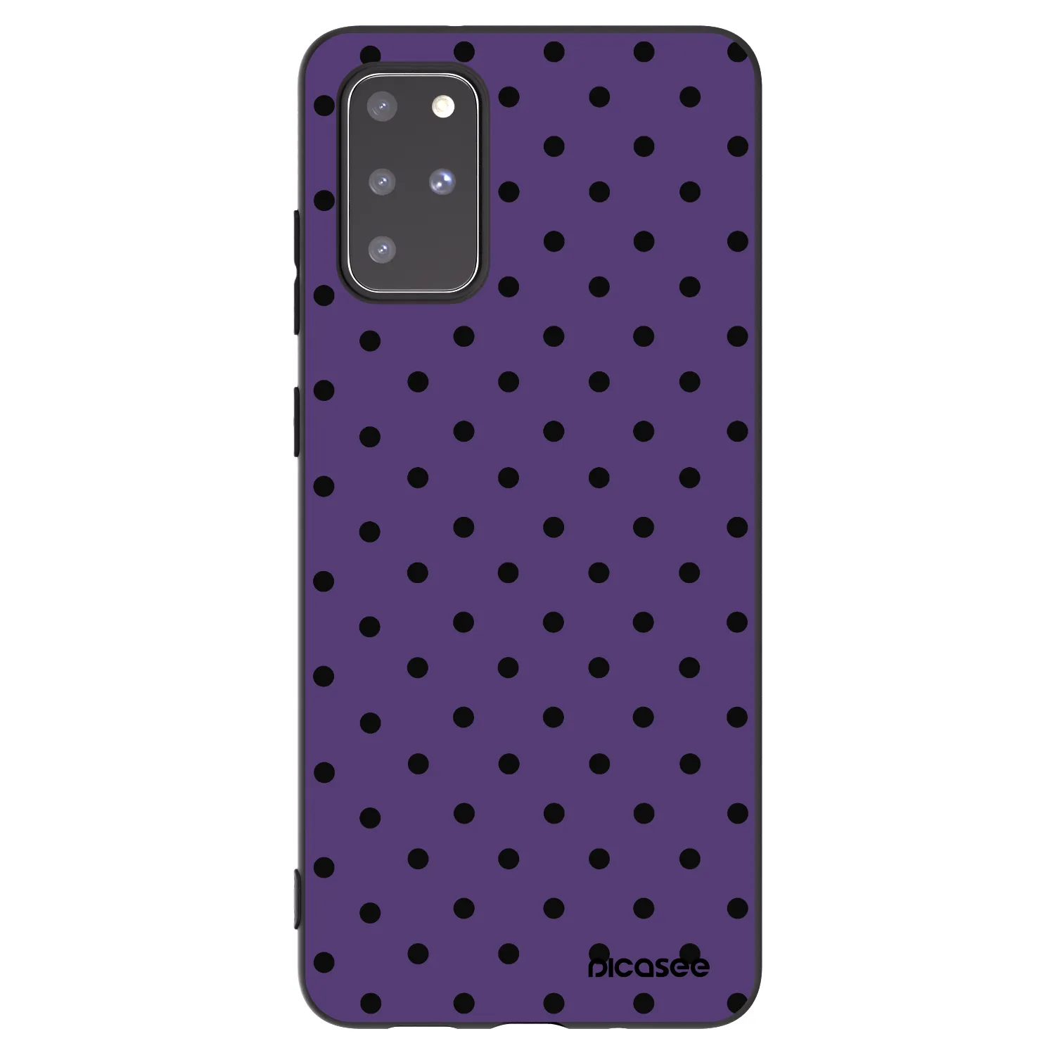 Picasee silikonowe czarne etui na Samsung Galaxy S20+ G985F - Flickers 2