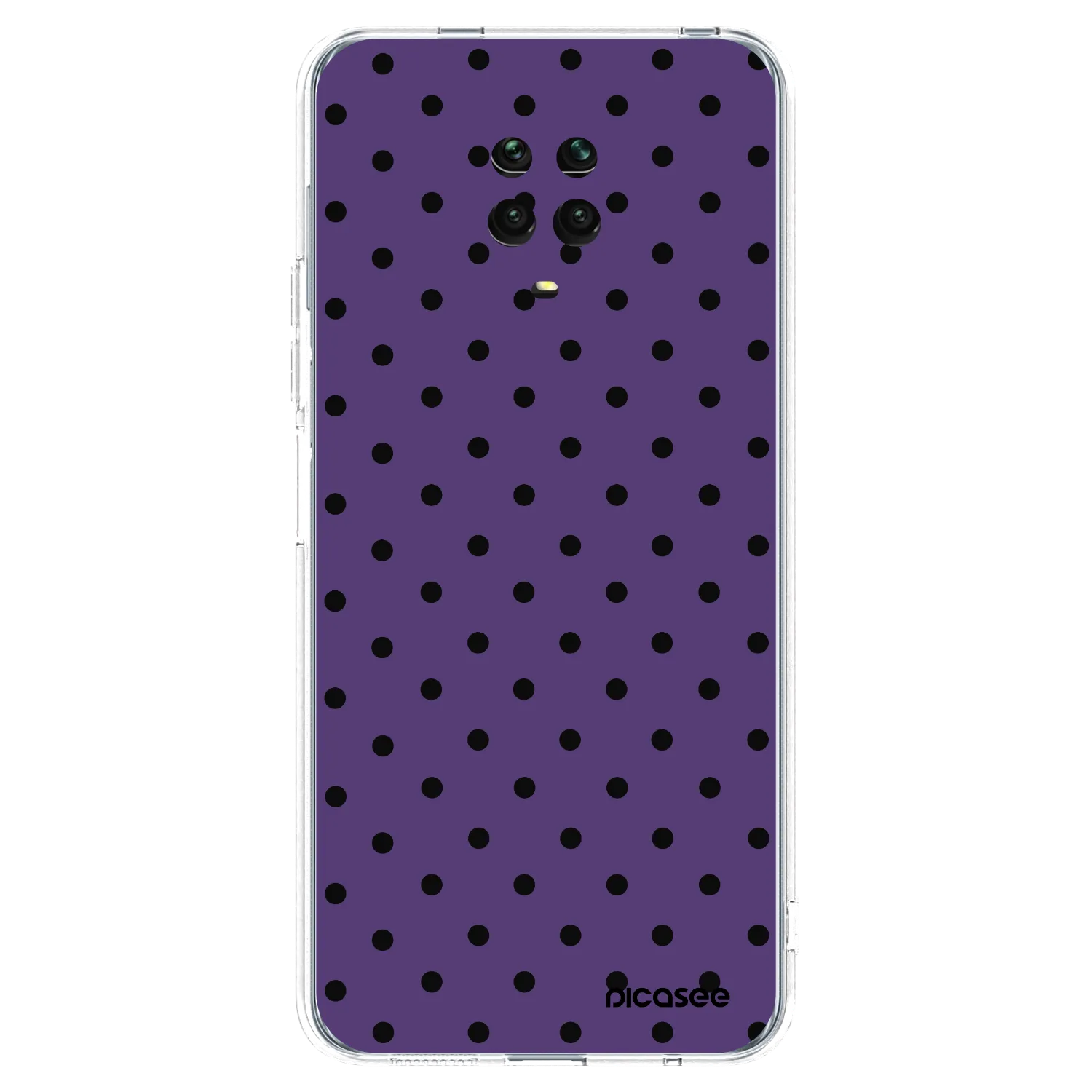 Picasee silikonowe przeźroczyste etui na Xiaomi Redmi Note 9 Pro - Flickers 2