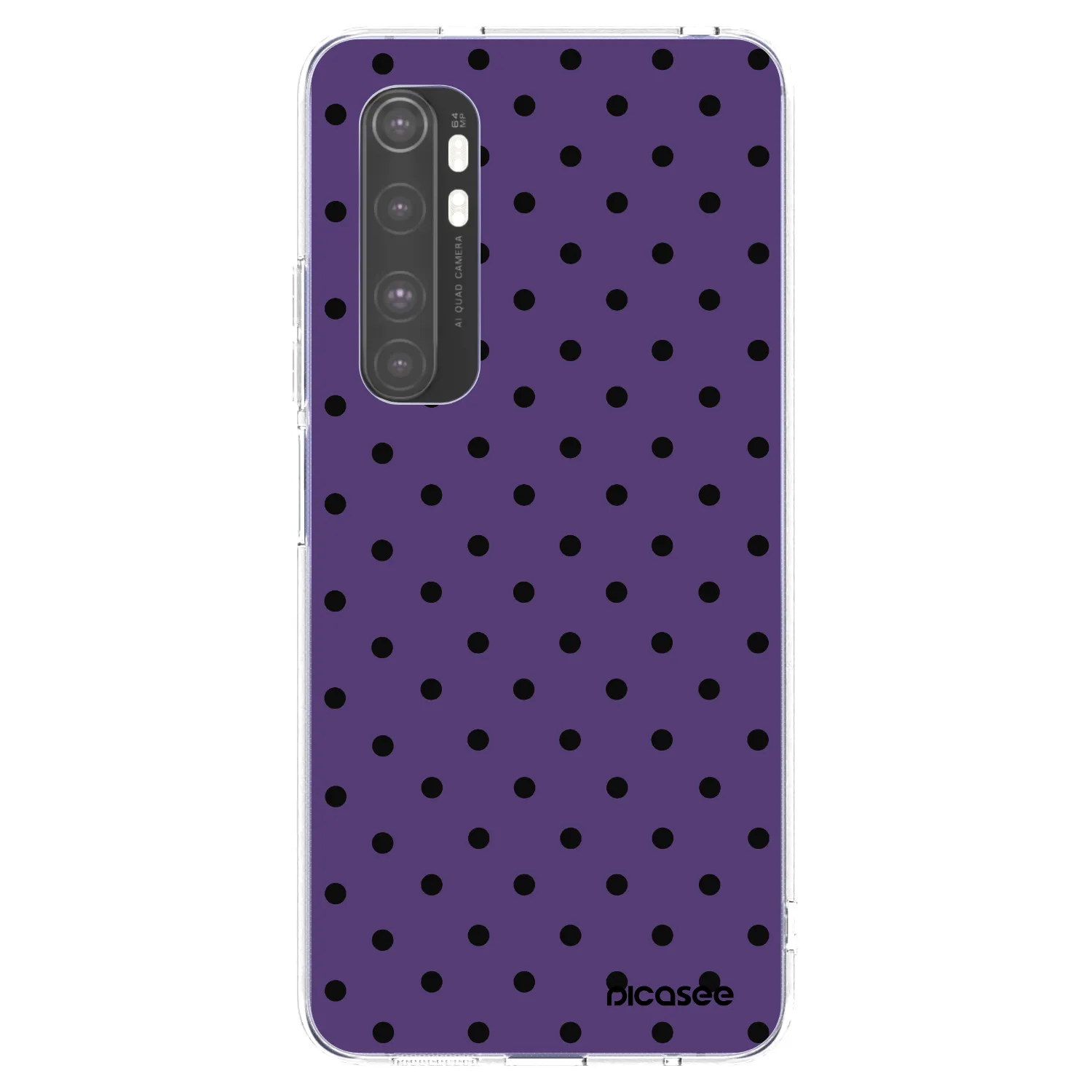 Picasee silikonowe przeźroczyste etui na Xiaomi Mi Note 10 Lite - Flickers 2