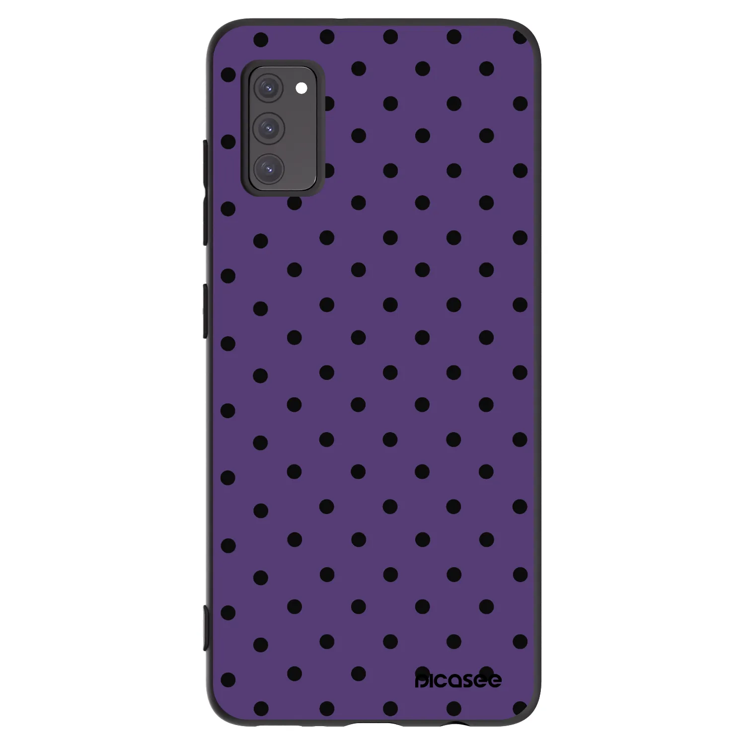 Picasee silikonowe czarne etui na Samsung Galaxy A41 A415F - Flickers 2