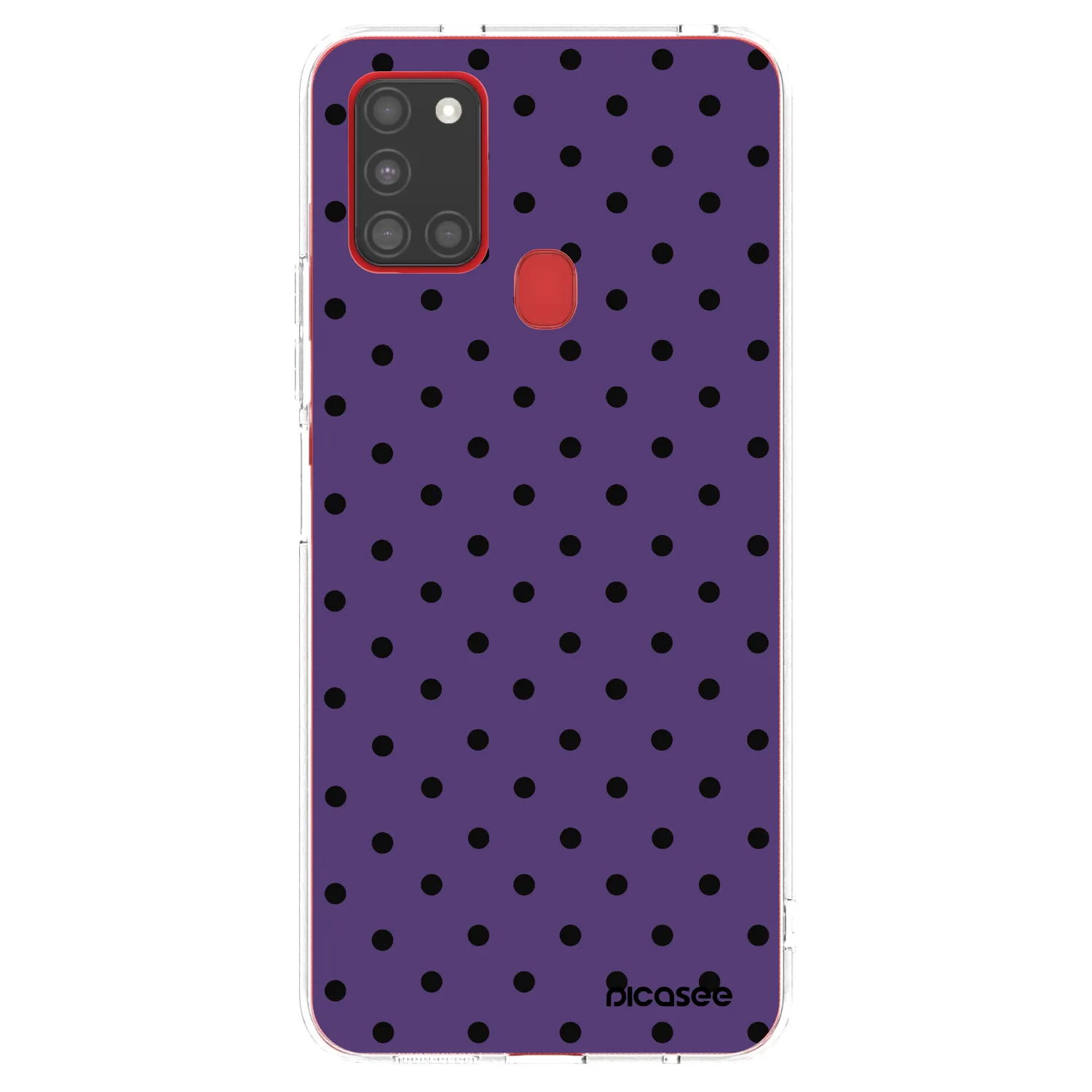 Picasee silikonowe przeźroczyste etui na Samsung Galaxy A21s - Flickers 2