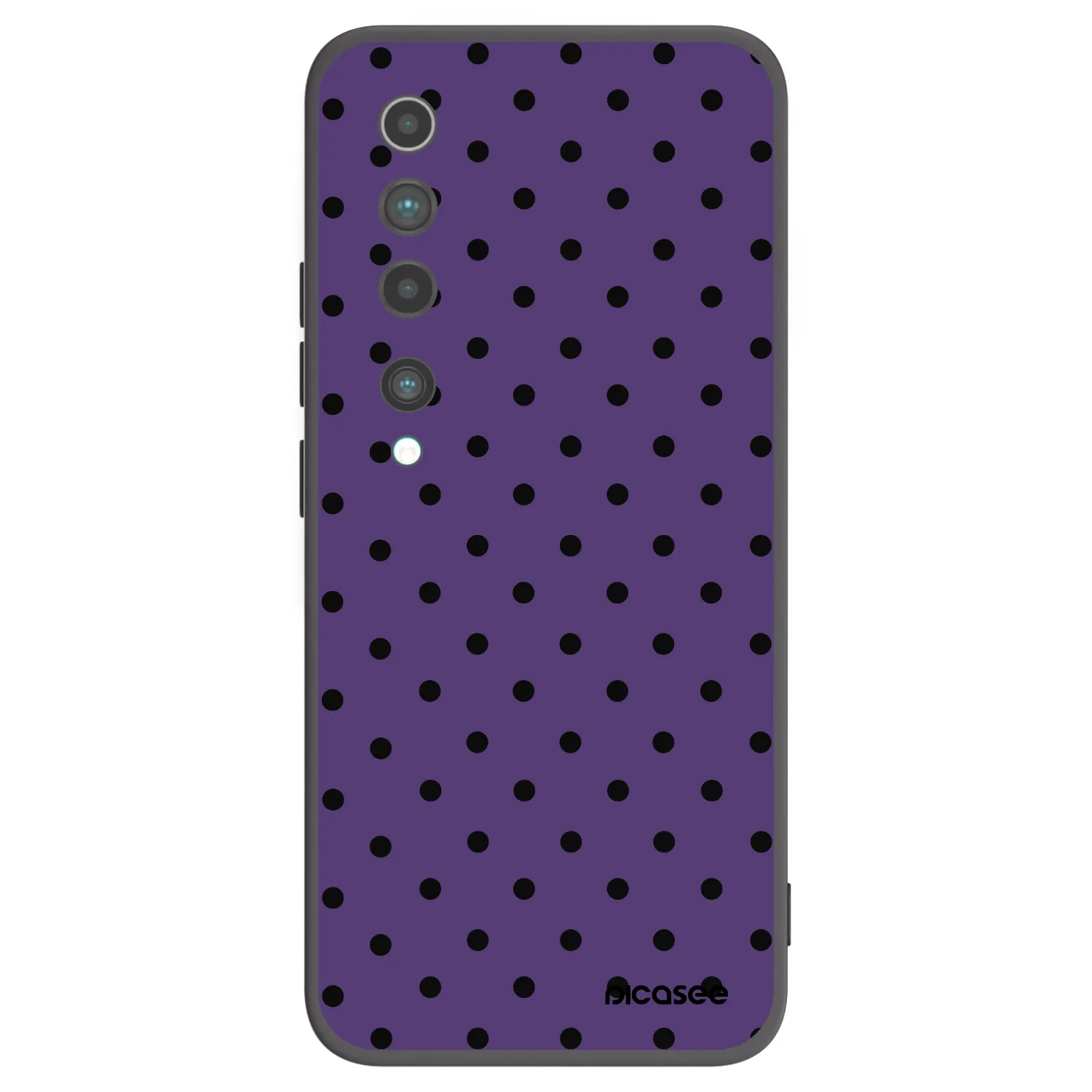 Picasee silikonowe czarne etui na Xiaomi Mi 10 - Flickers 2