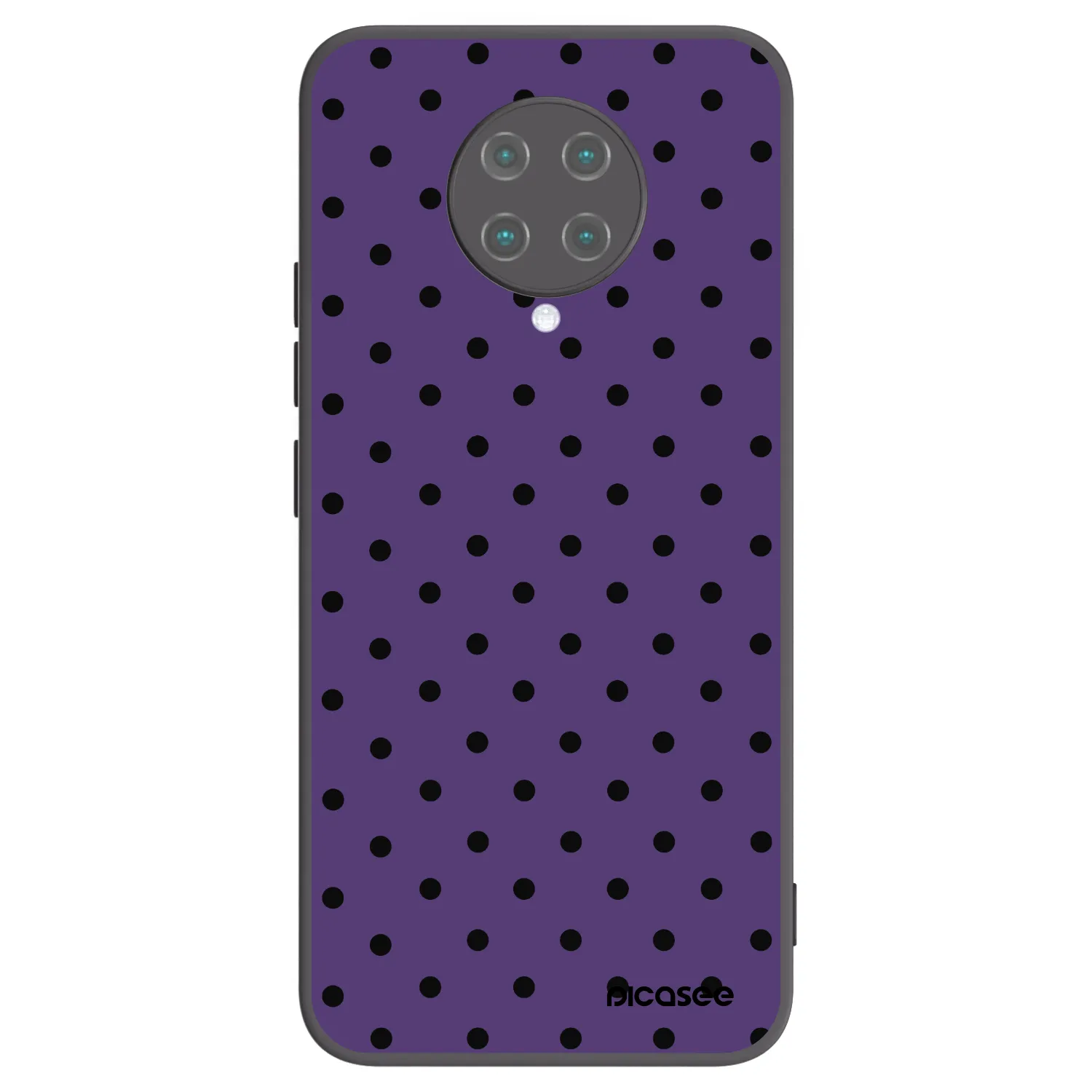 Picasee silikonowe czarne etui na Xiaomi Poco F2 Pro - Flickers 2
