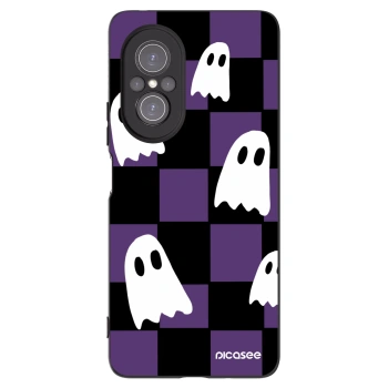 Picasee silikonowe czarne etui na Huawei Nova 9 SE - Ghosts