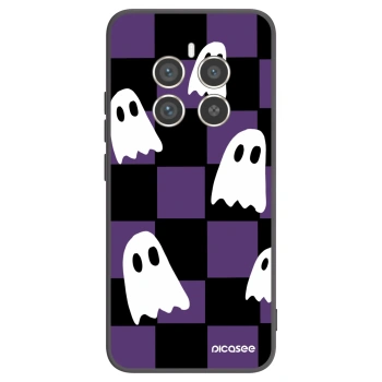 Picasee silikonowe czarne etui na Realme 12 Pro 5G - Ghosts