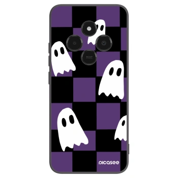 Picasee silikonowe czarne etui na Xiaomi Poco C75 - Ghosts