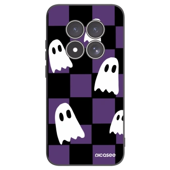 Picasee silikonowe czarne etui na Xiaomi Redmi Note 15 Pro 5G - Ghosts