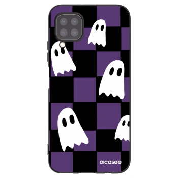 Picasee silikonowe czarne etui na Huawei P40 Lite - Ghosts