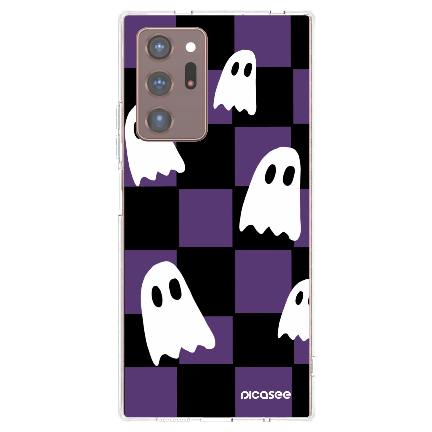 Picasee silikonowe przeźroczyste etui na Samsung Galaxy Note 20 Ultra - Ghosts