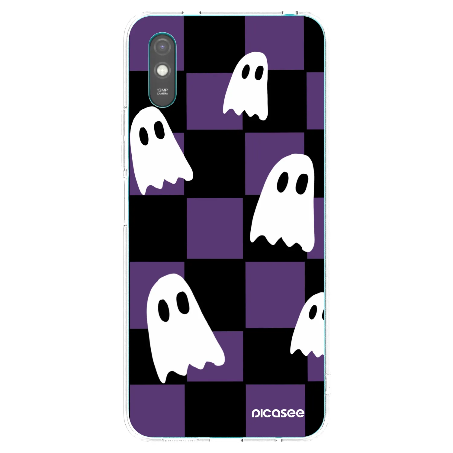 Picasee silikonowe przeźroczyste etui na Xiaomi Redmi 9A - Ghosts