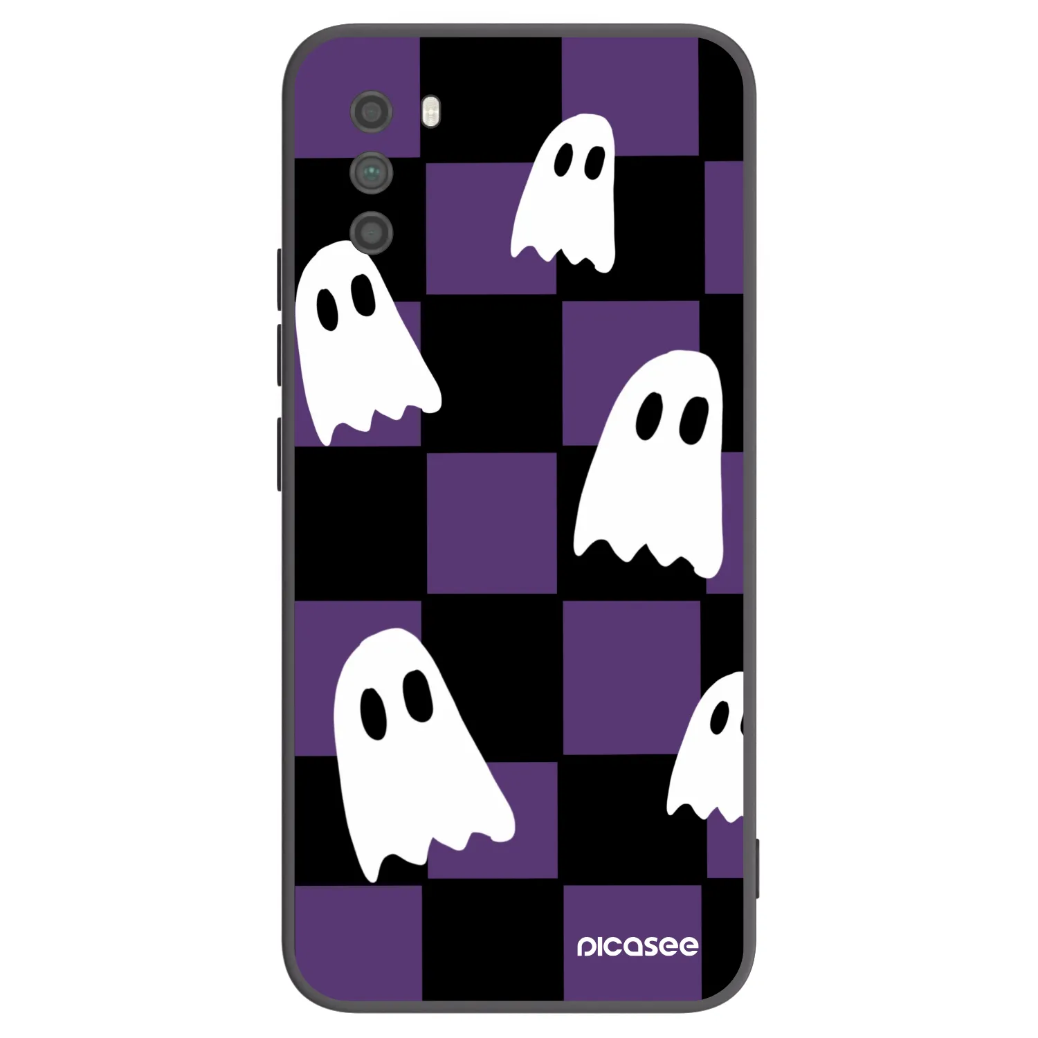 Picasee silikonowe czarne etui na Xiaomi Poco M3 - Ghosts