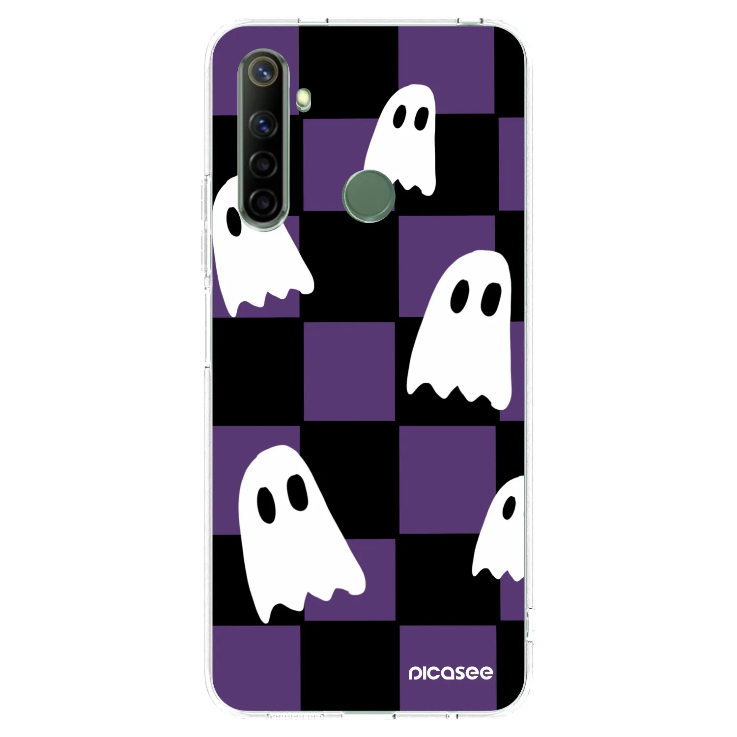 Picasee silikonowe przeźroczyste etui na Realme 6i - Ghosts