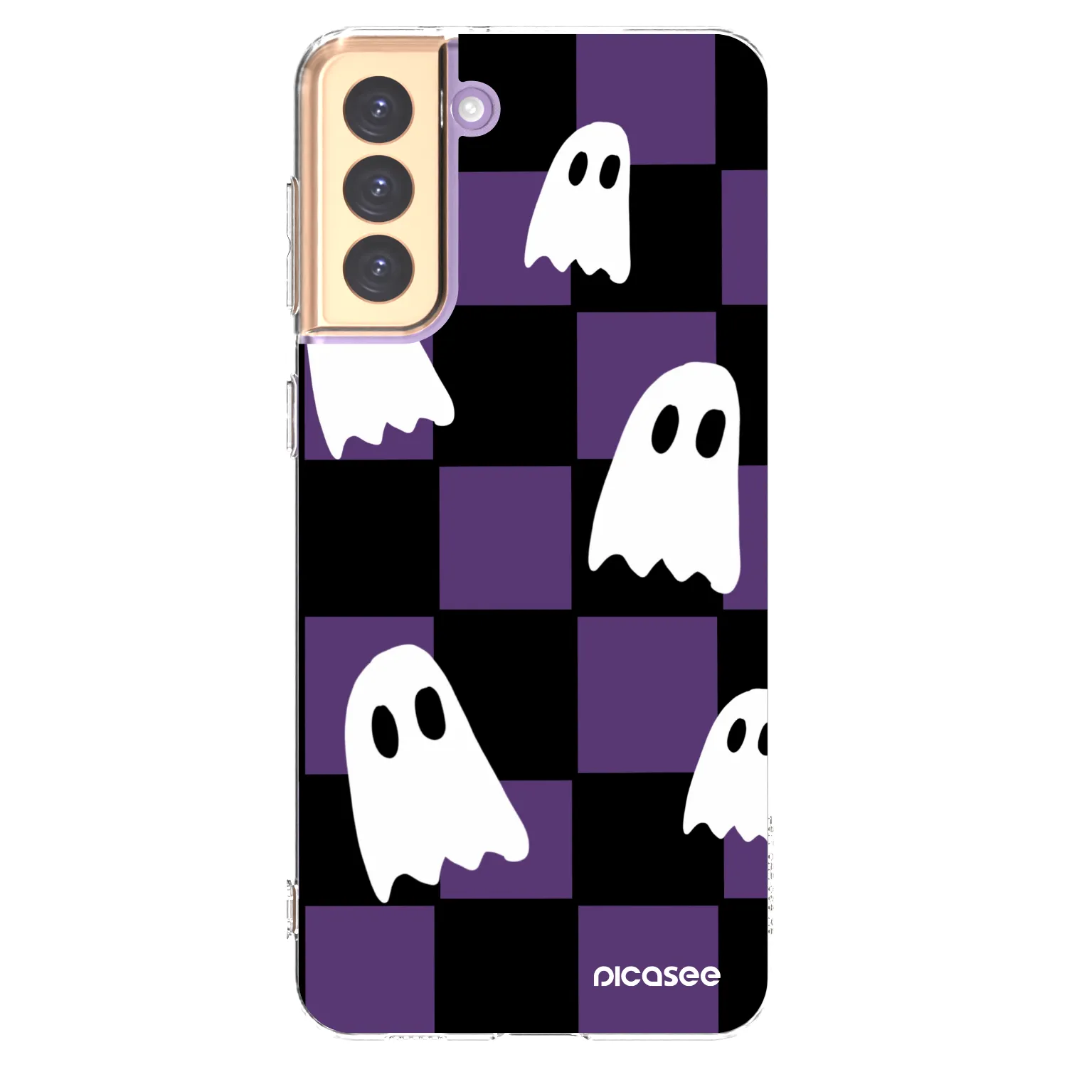 Picasee silikonowe przeźroczyste etui na Samsung Galaxy S21+ 5G G996F - Ghosts