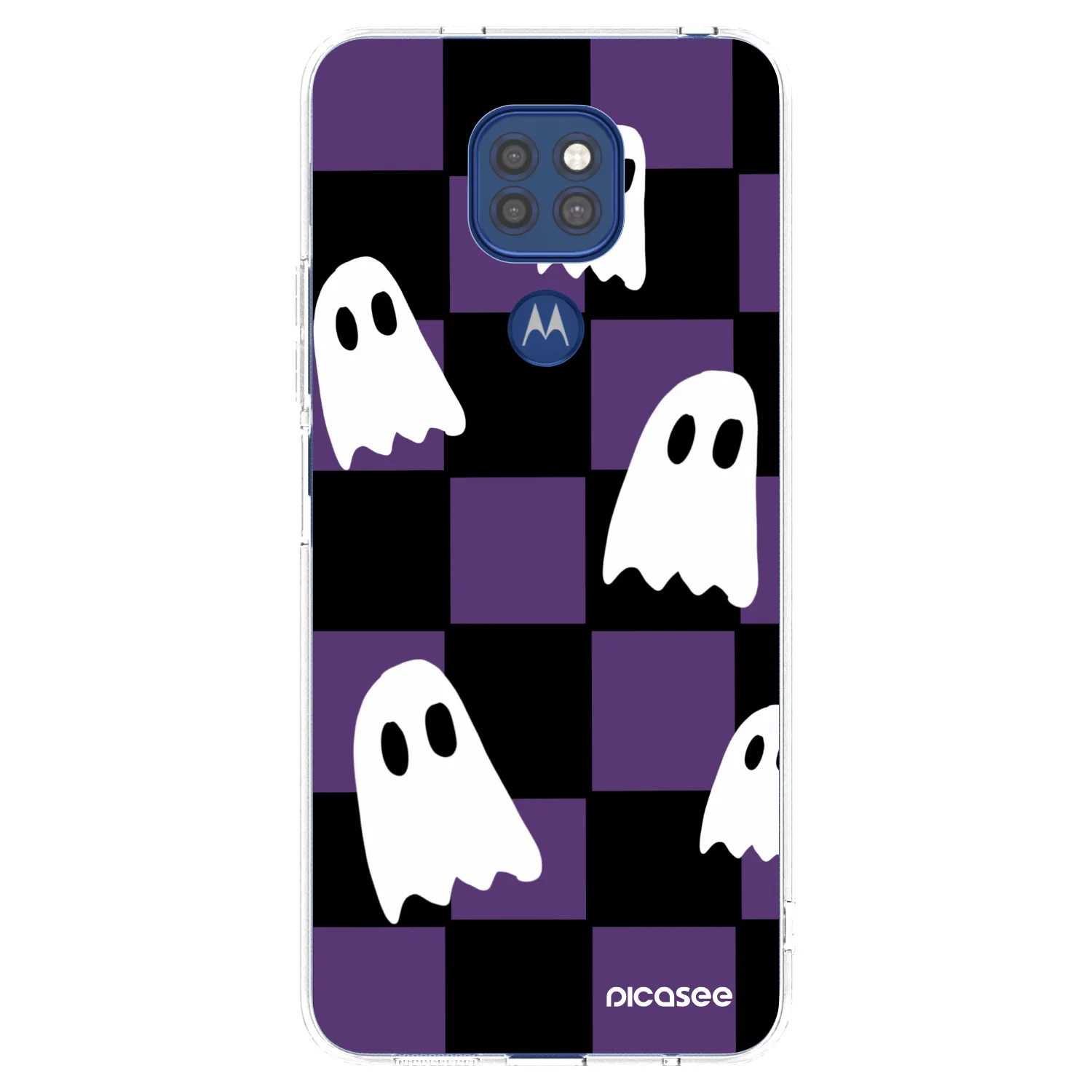 Picasee silikonowe przeźroczyste etui na Motorola Moto G9 Play - Ghosts