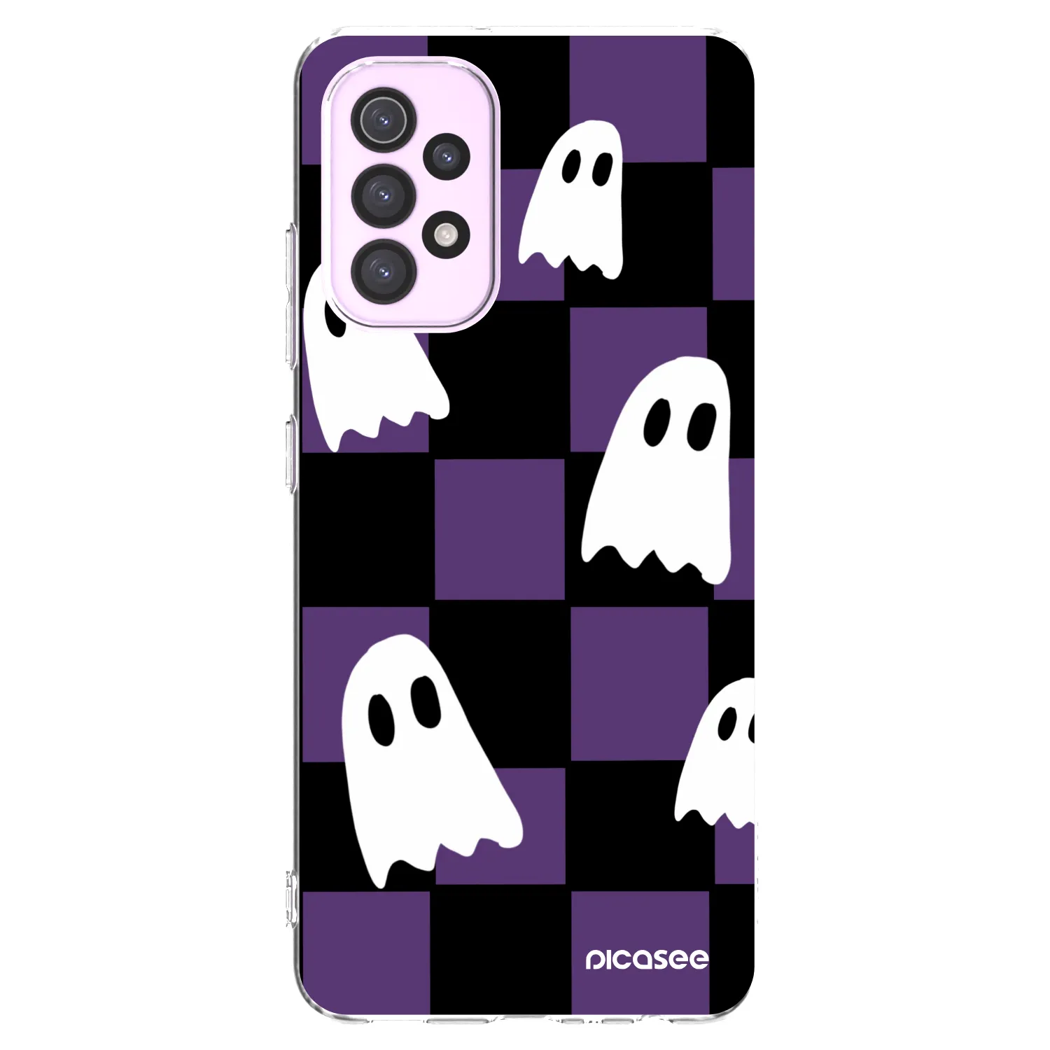 Picasee silikonowe przeźroczyste etui na Samsung Galaxy A32 5G A326B - Ghosts