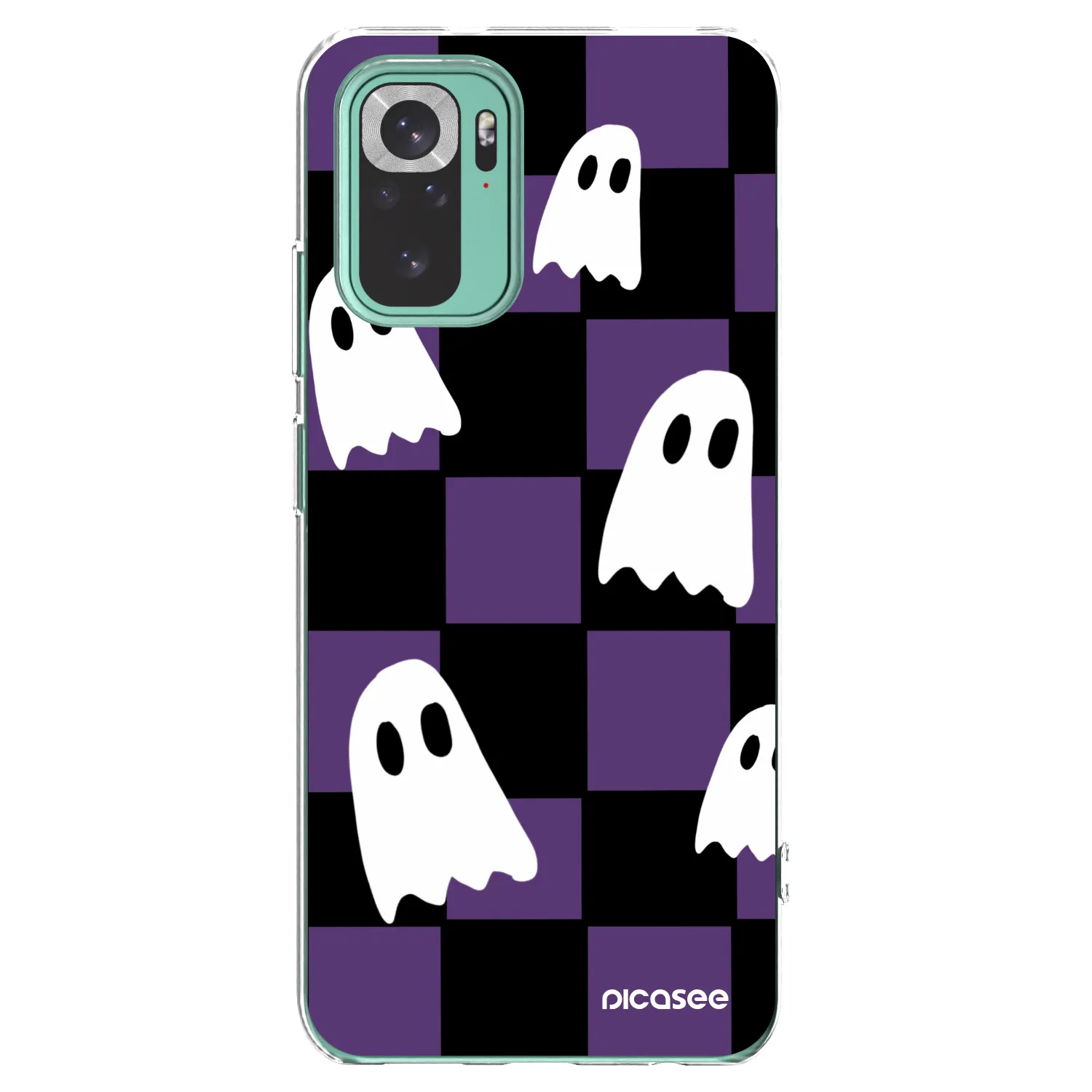 Picasee silikonowe przeźroczyste etui na Xiaomi Redmi Note 10 Pro - Ghosts