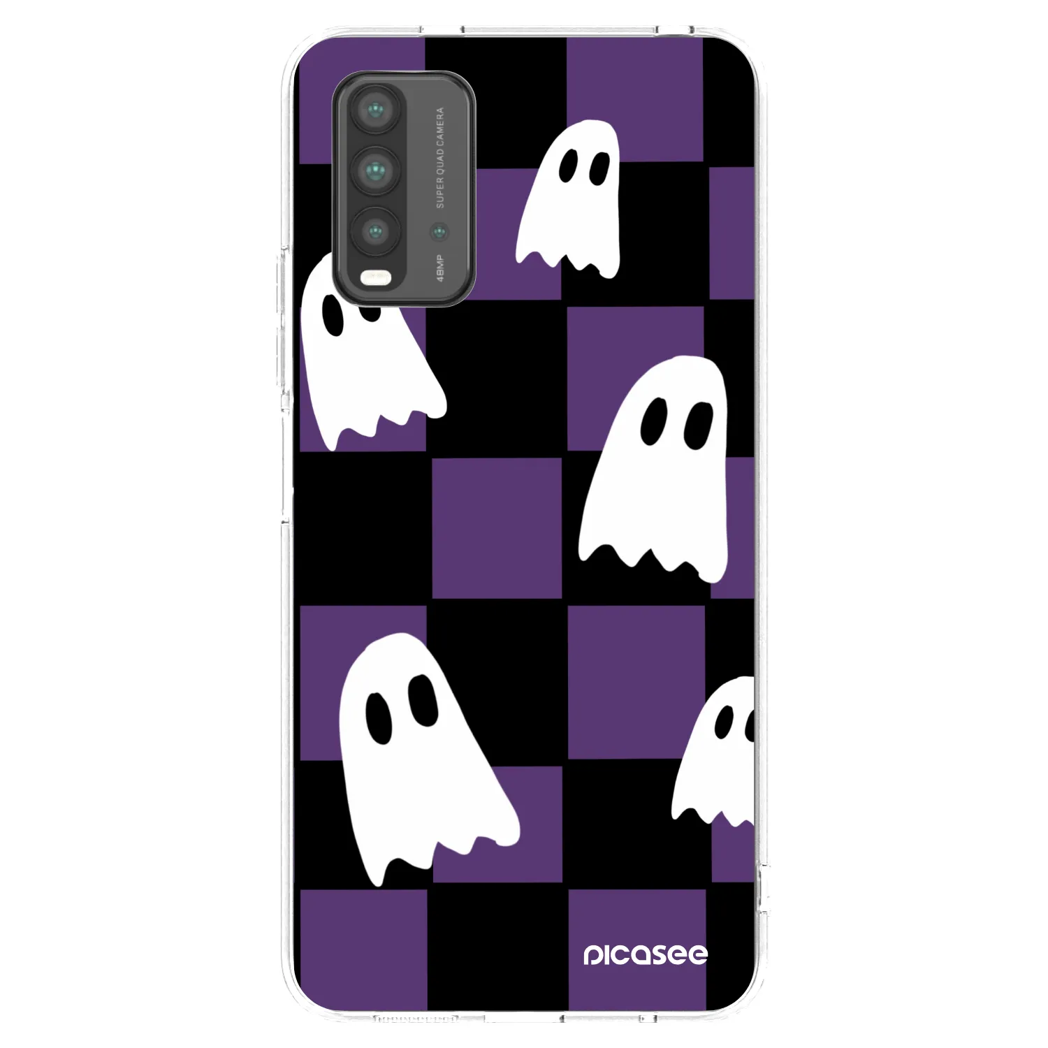 Picasee silikonowe przeźroczyste etui na Xiaomi Redmi 9T - Ghosts