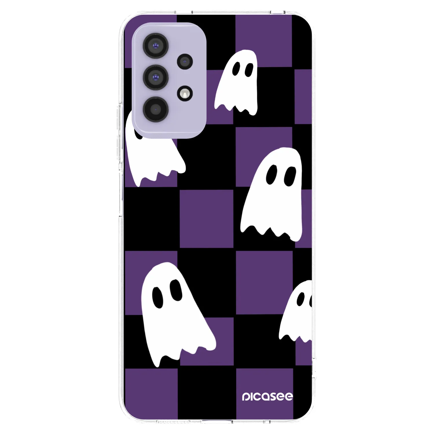 Picasee silikonowe przeźroczyste etui na Samsung Galaxy A32 4G SM-A325F - Ghosts