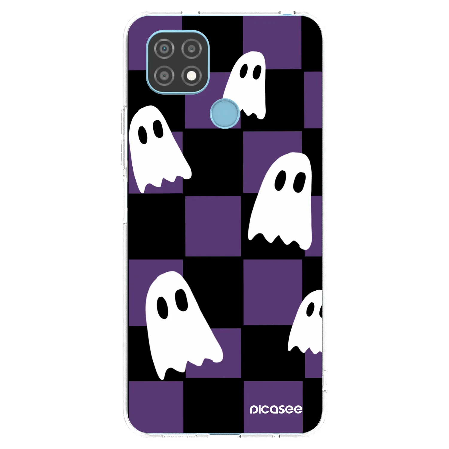 Picasee silikonowe przeźroczyste etui na Realme C21 - Ghosts