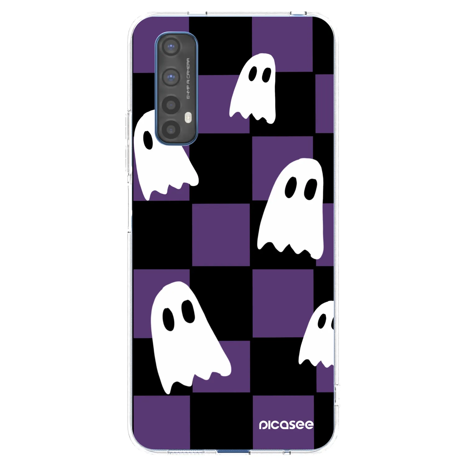 Picasee silikonowe przeźroczyste etui na Realme 7 - Ghosts