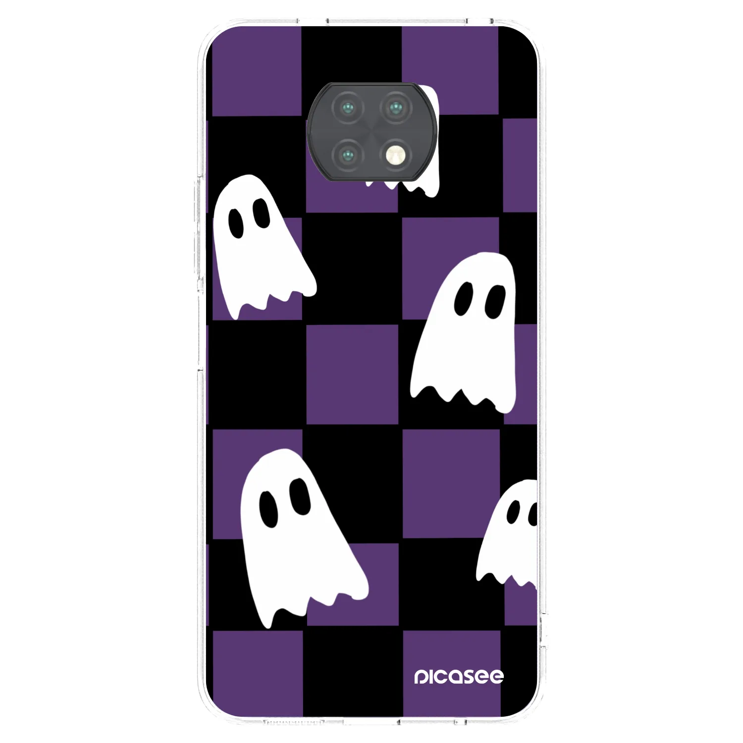 Picasee silikonowe przeźroczyste etui na Xiaomi Redmi Note 9T - Ghosts