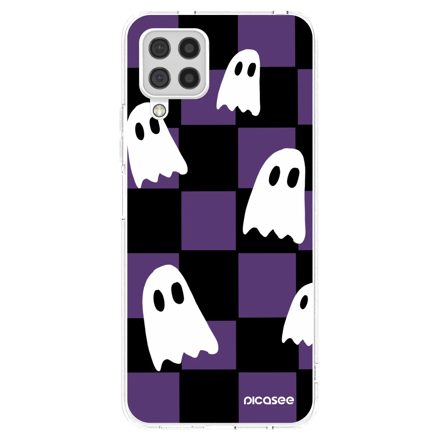 Picasee silikonowe przeźroczyste etui na Samsung Galaxy A22 A225F 4G - Ghosts
