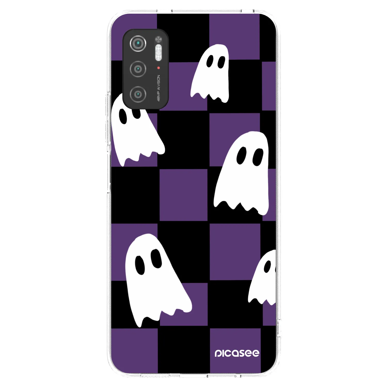 Picasee silikonowe przeźroczyste etui na Xiaomi Poco M3 Pro 5G - Ghosts