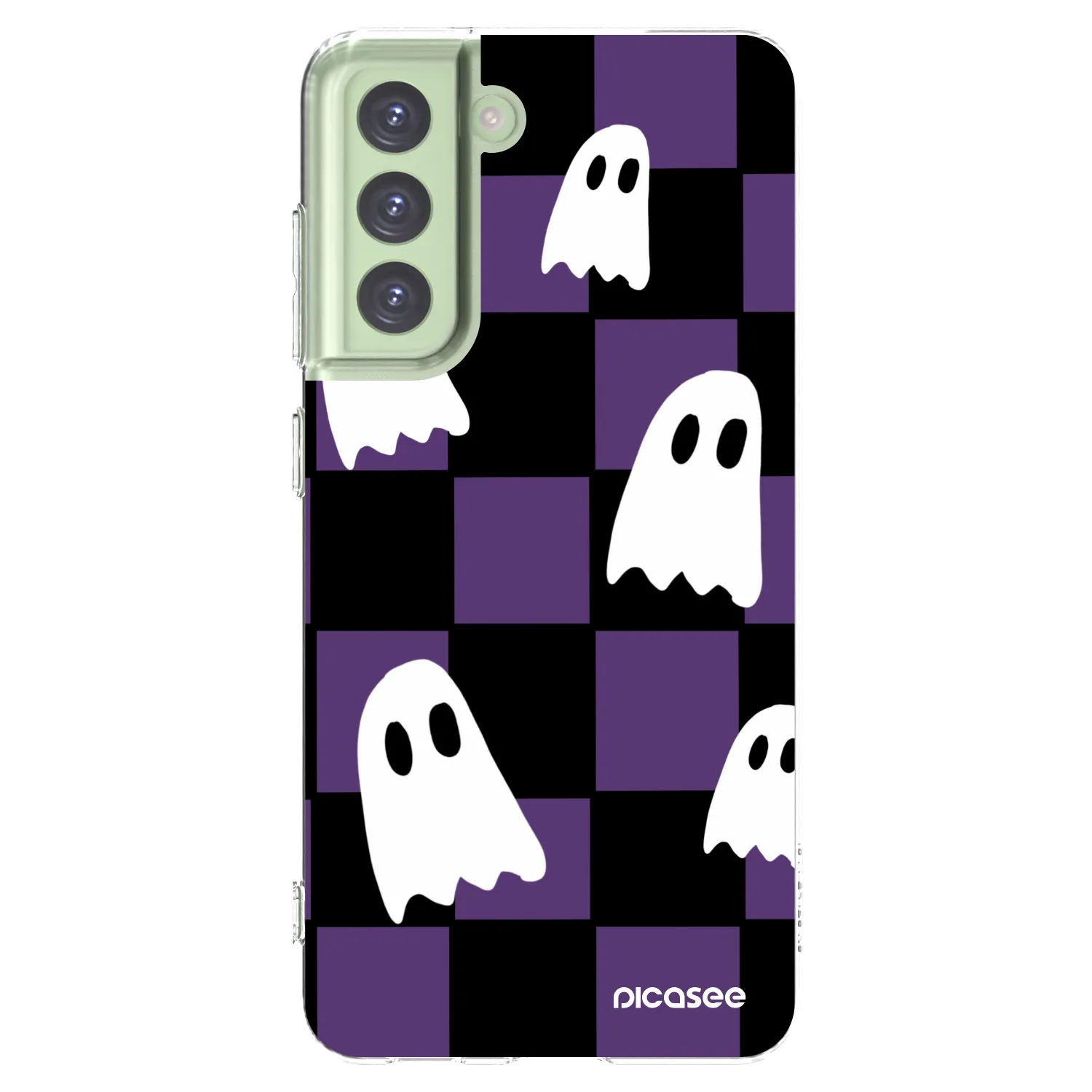 Picasee silikonowe przeźroczyste etui na Samsung Galaxy S21 FE 5G - Ghosts