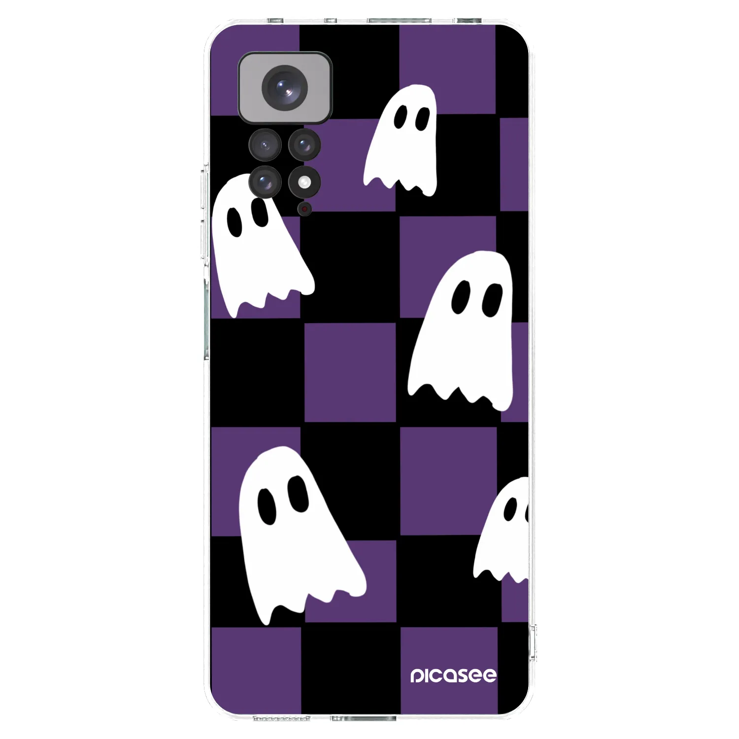 Picasee silikonowe przeźroczyste etui na Xiaomi Redmi Note 11 - Ghosts