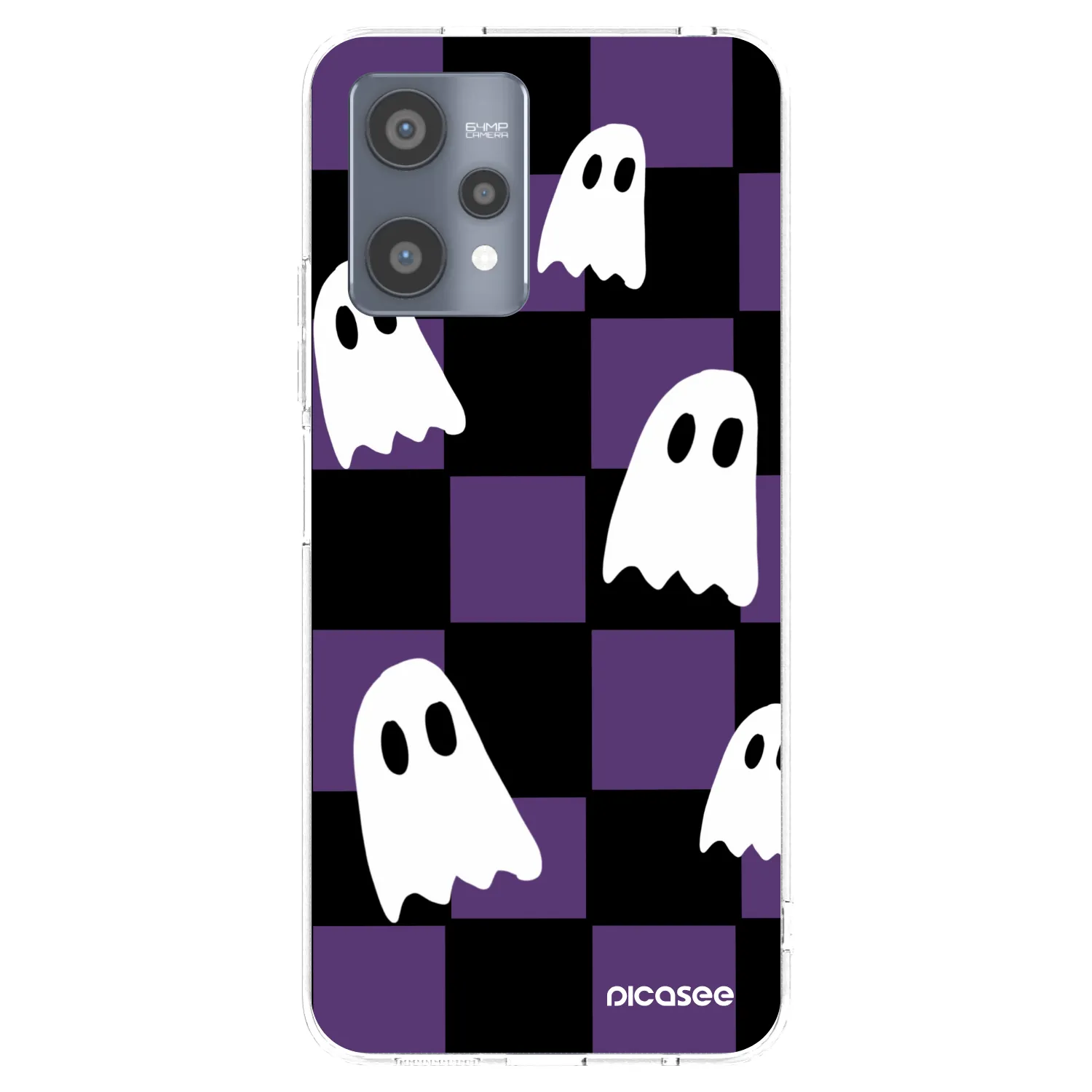 Picasee silikonowe przeźroczyste etui na Realme 9 Pro 5G - Ghosts