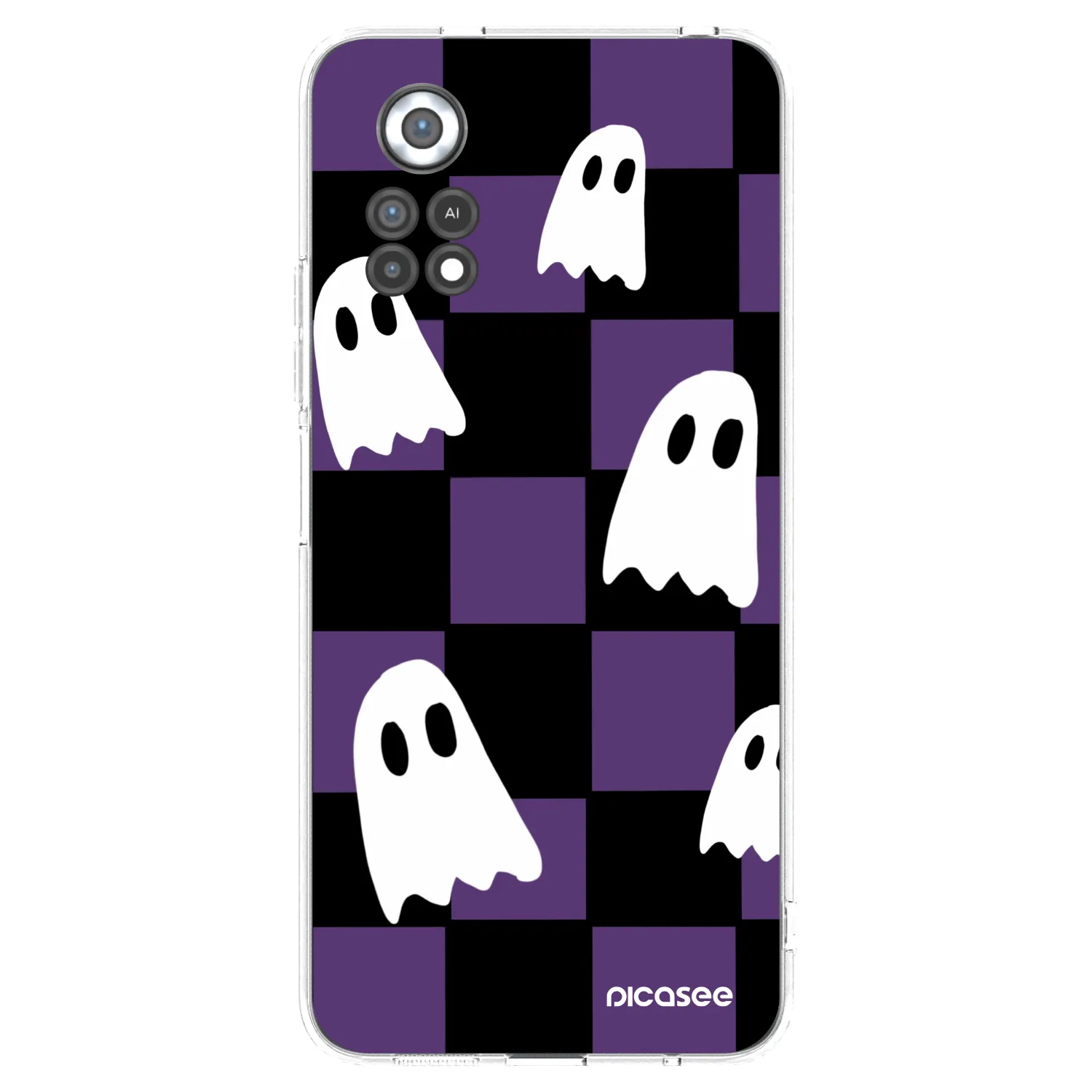 Picasee silikonowe przeźroczyste etui na Xiaomi Poco X4 Pro 5G - Ghosts