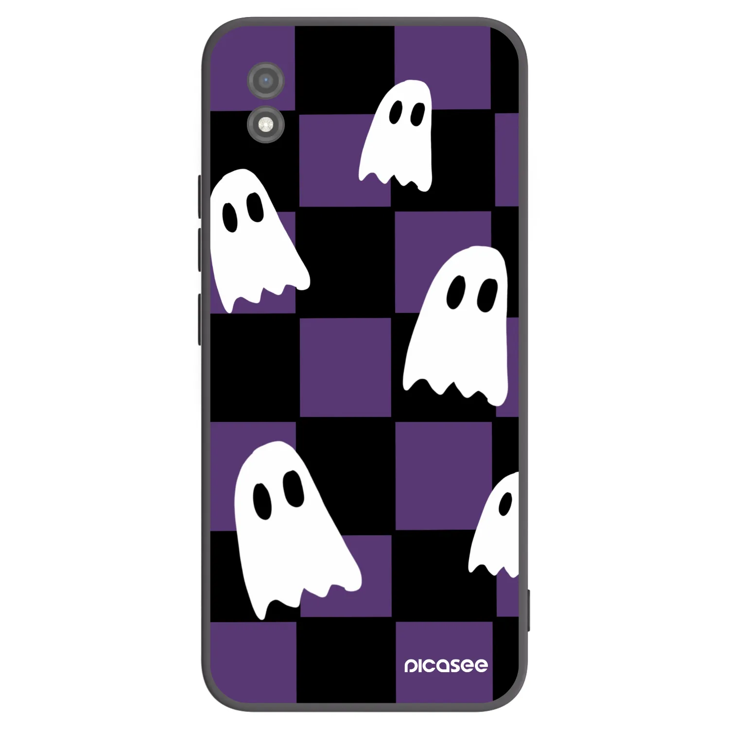 Picasee silikonowe czarne etui na Realme C11 (2021) - Ghosts