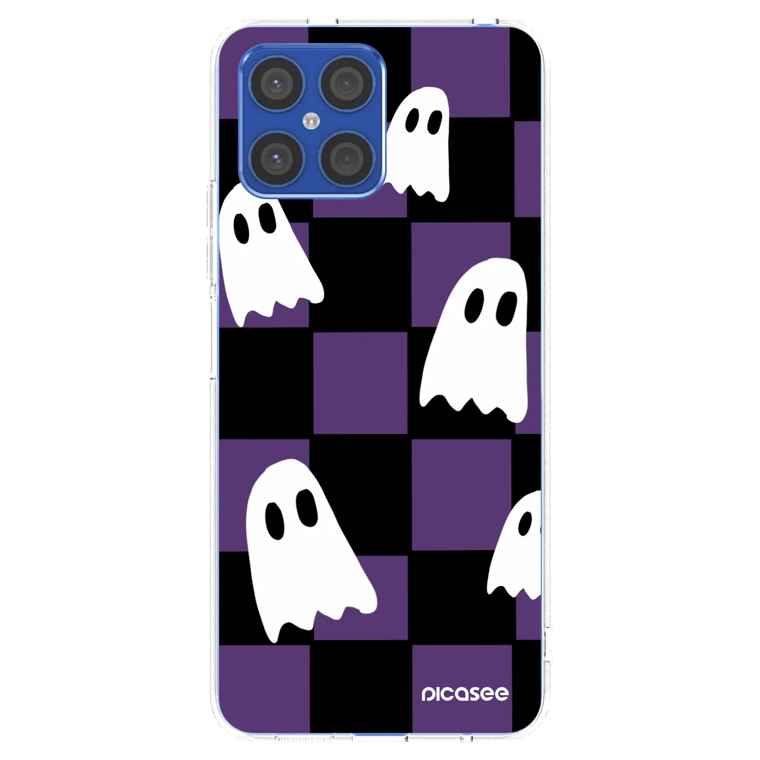 Picasee silikonowe przeźroczyste etui na Honor X8 4G - Ghosts