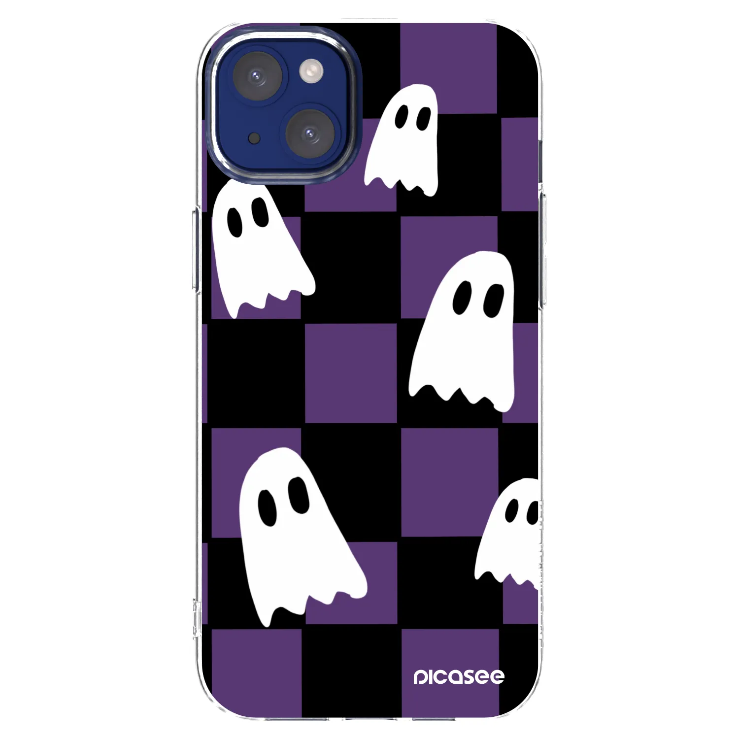 Picasee silikonowe przeźroczyste etui na Apple iPhone 14 Plus - Ghosts