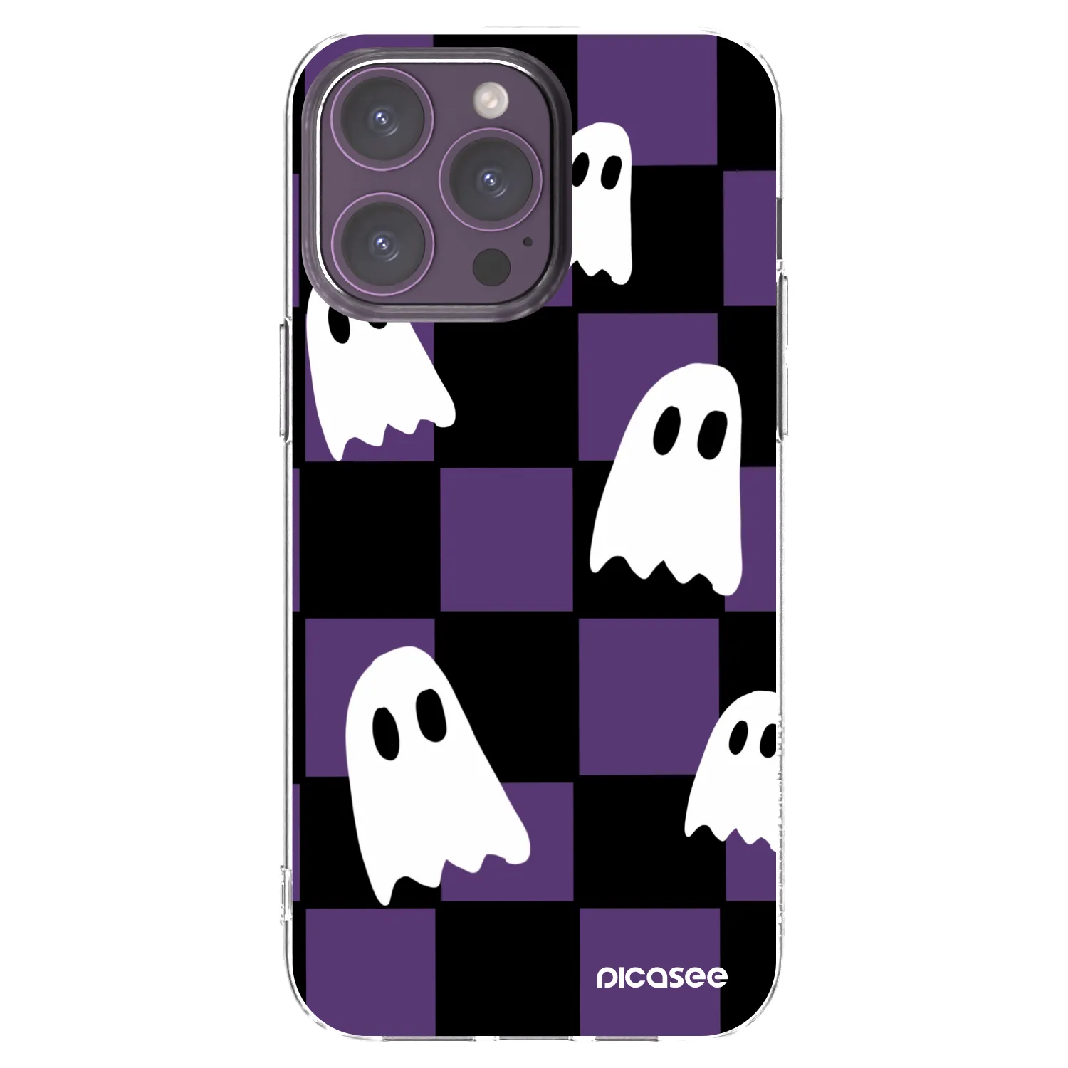Picasee silikonowe przeźroczyste etui na Apple iPhone 14 Pro Max - Ghosts