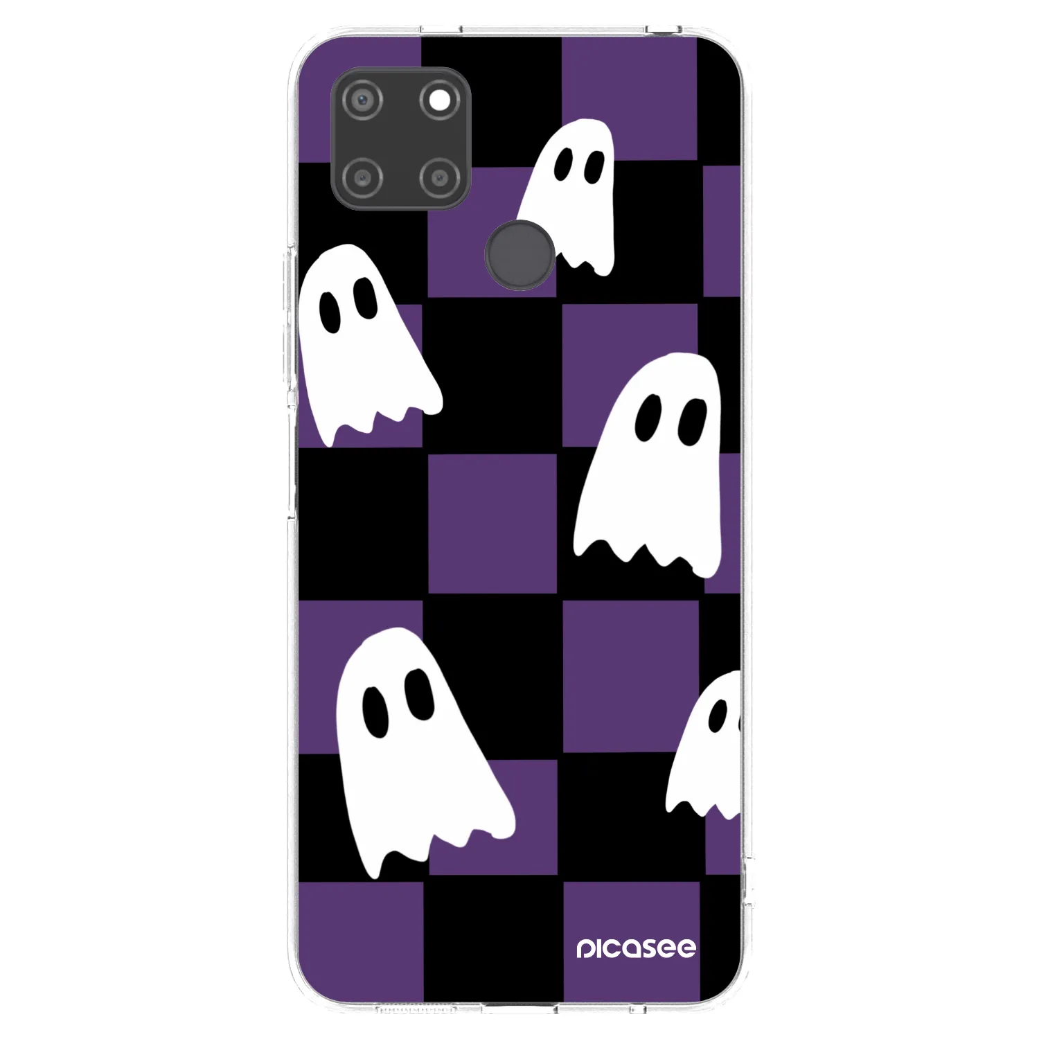 Picasee silikonowe przeźroczyste etui na Realme C21Y - Ghosts