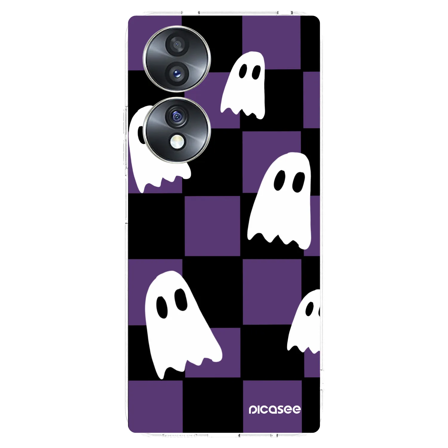 Picasee silikonowe przeźroczyste etui na Honor 70 - Ghosts
