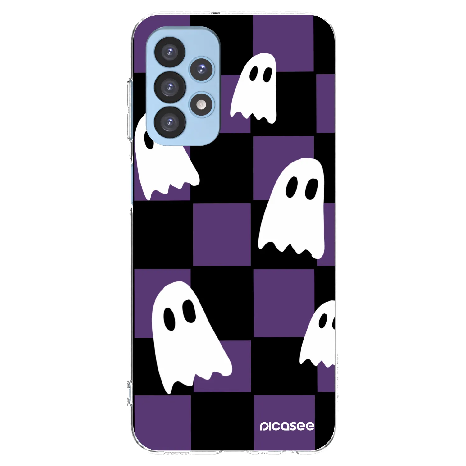 Picasee silikonowe przeźroczyste etui na Samsung Galaxy A23 A235F 4G - Ghosts