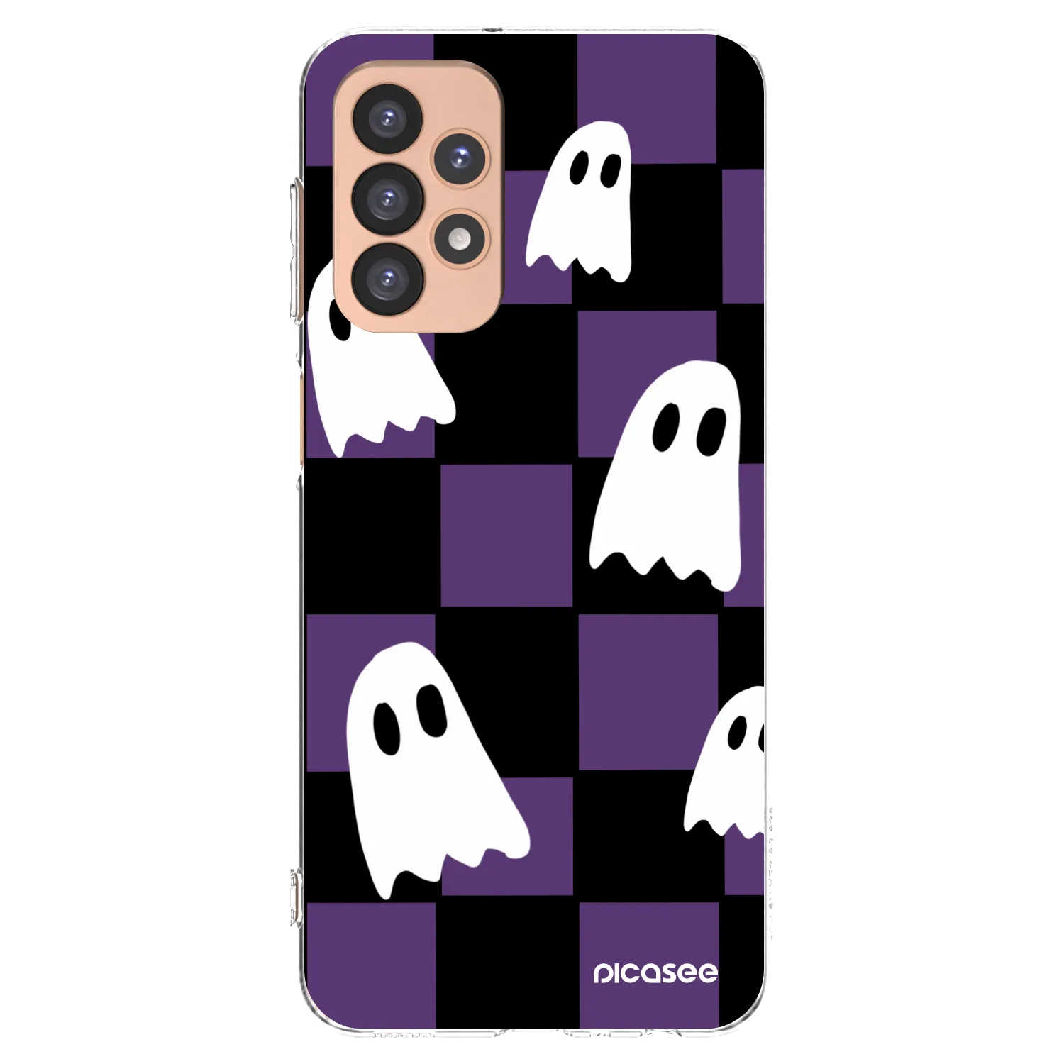Picasee silikonowe przeźroczyste etui na Samsung Galaxy A23 A236B 5G - Ghosts
