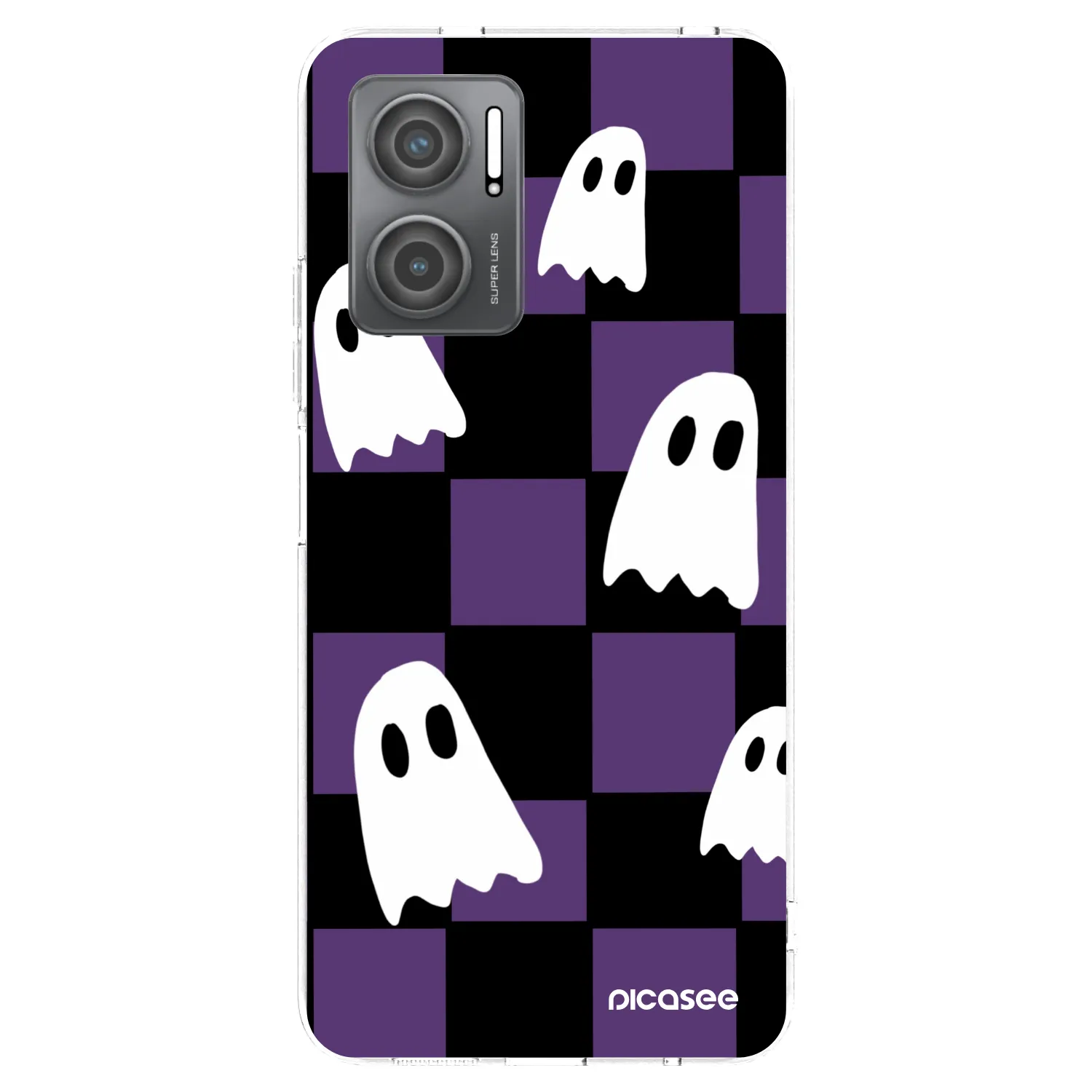 Picasee silikonowe przeźroczyste etui na Xiaomi Redmi 10 5G - Ghosts