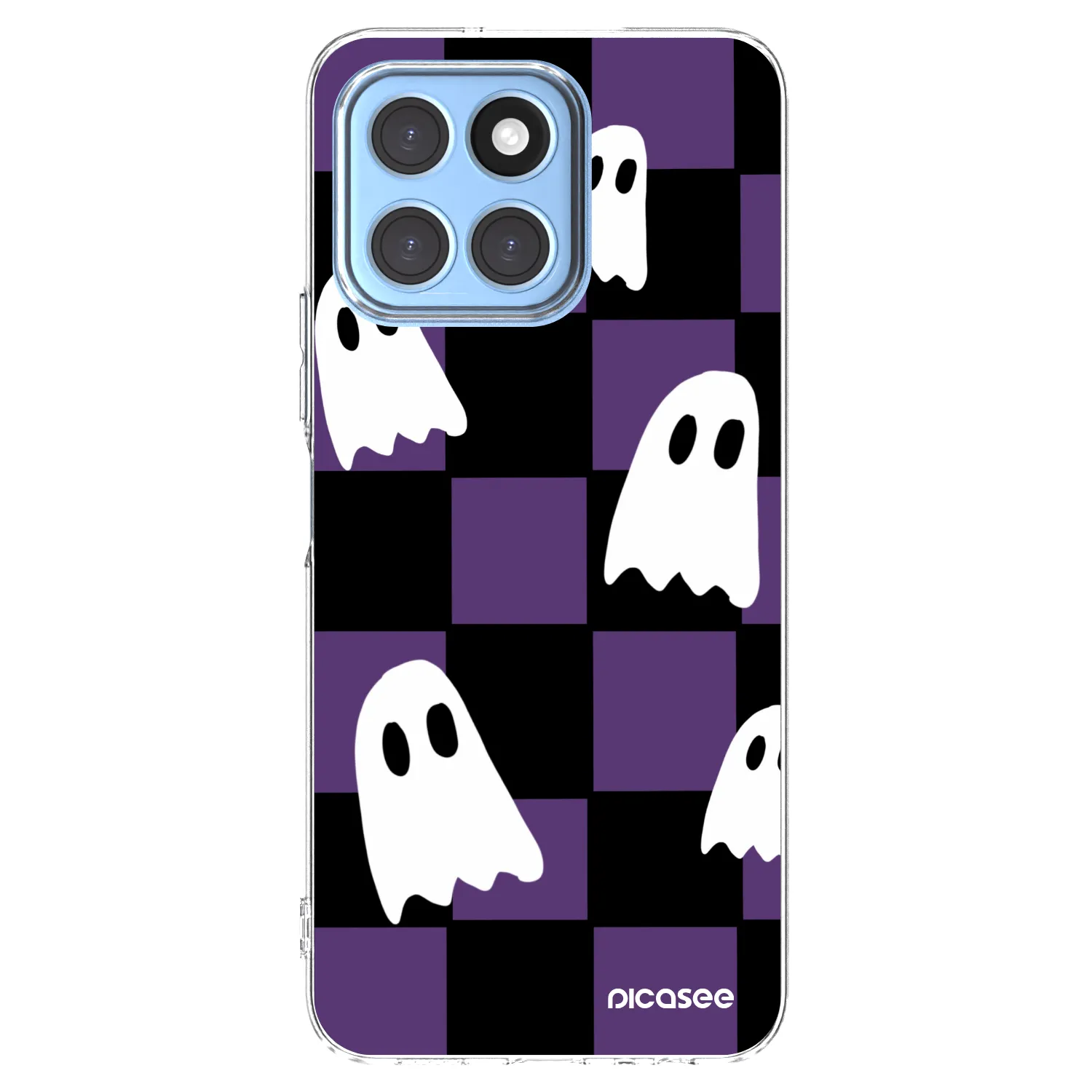 Picasee silikonowe przeźroczyste etui na Honor X8 5G - Ghosts